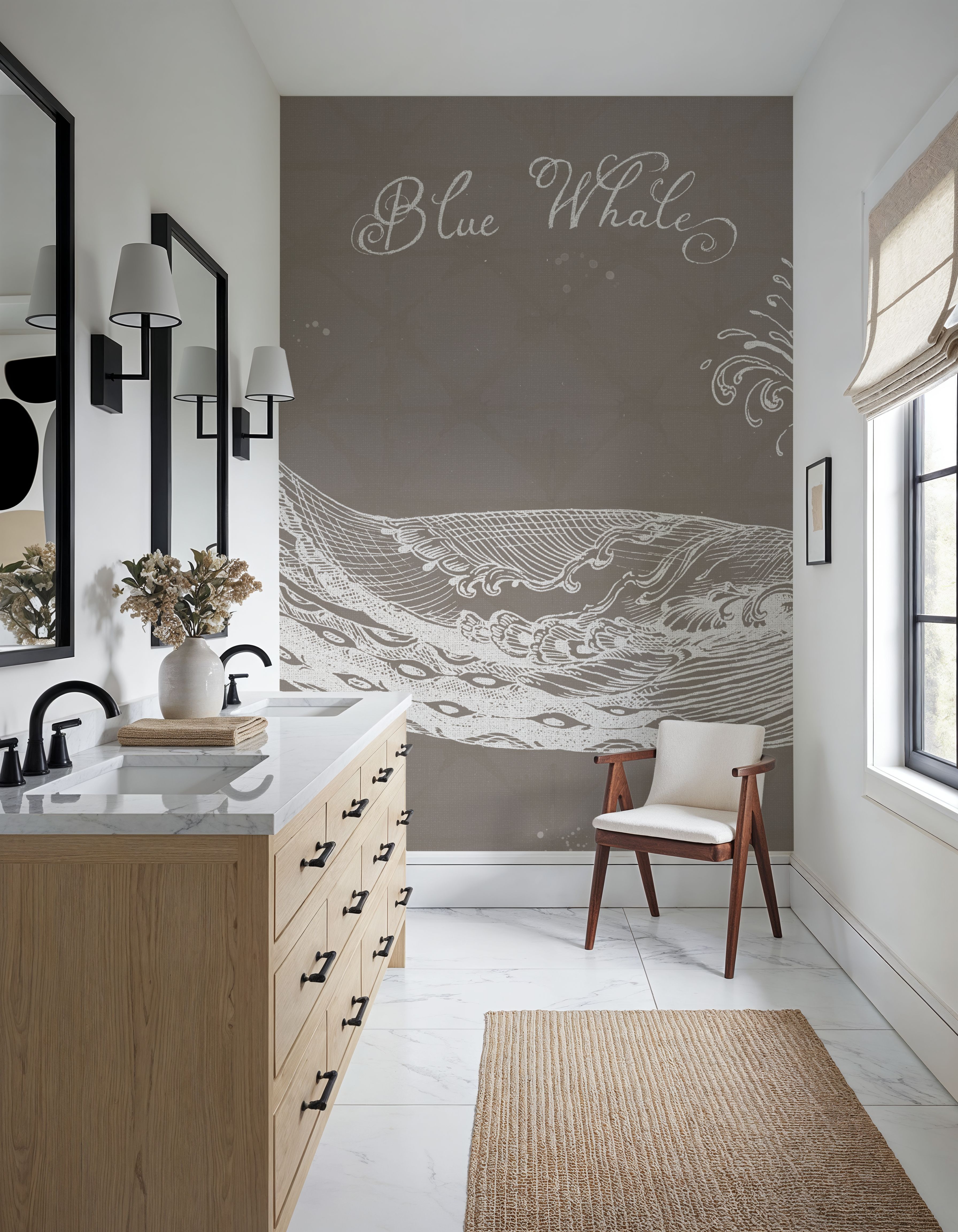 Underwater Life IX Greige