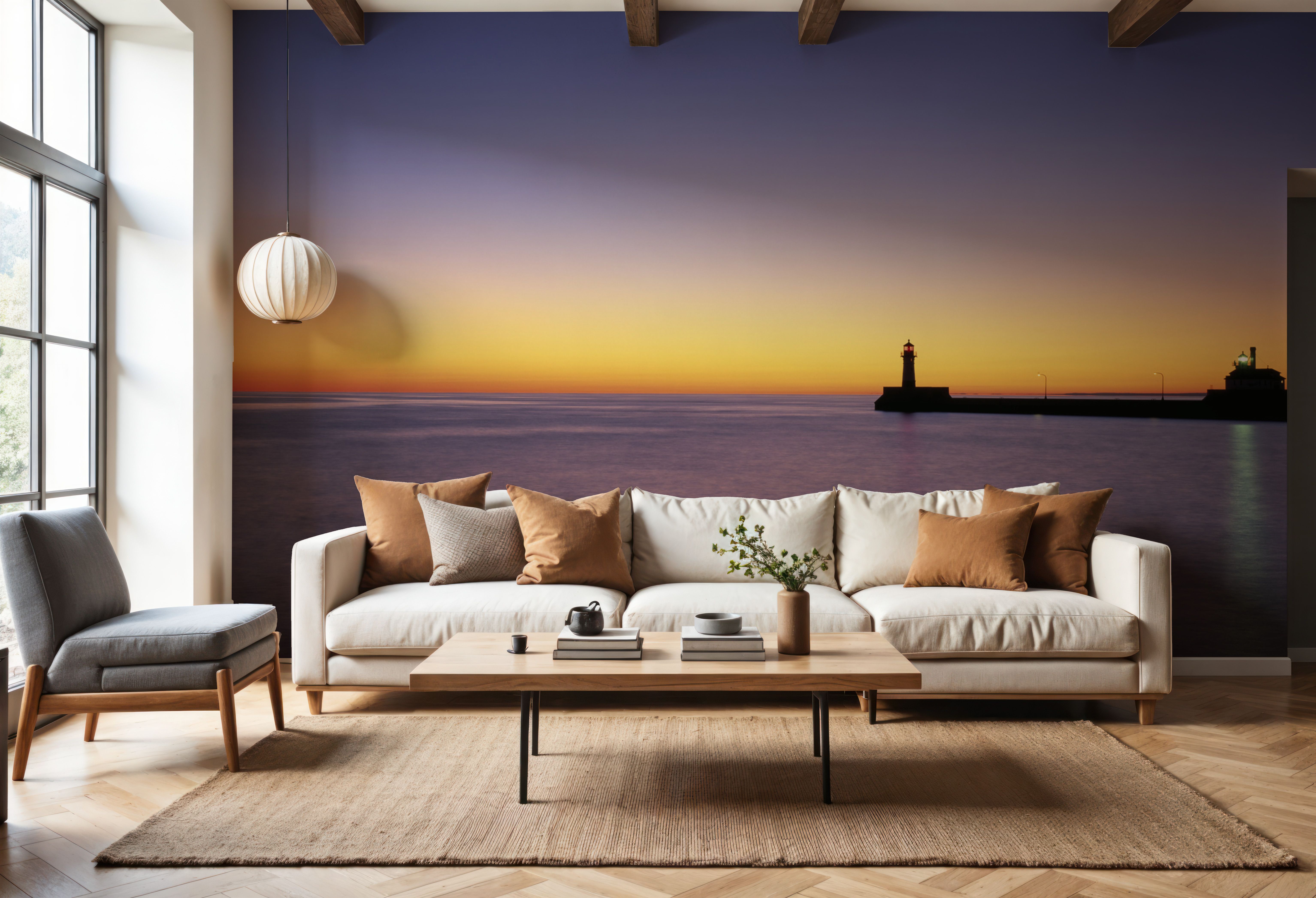 Harbor Sunset Glow