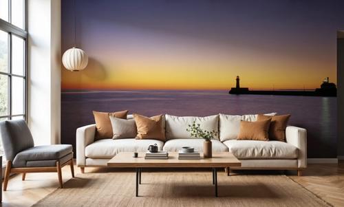 Harbor Sunset Glow