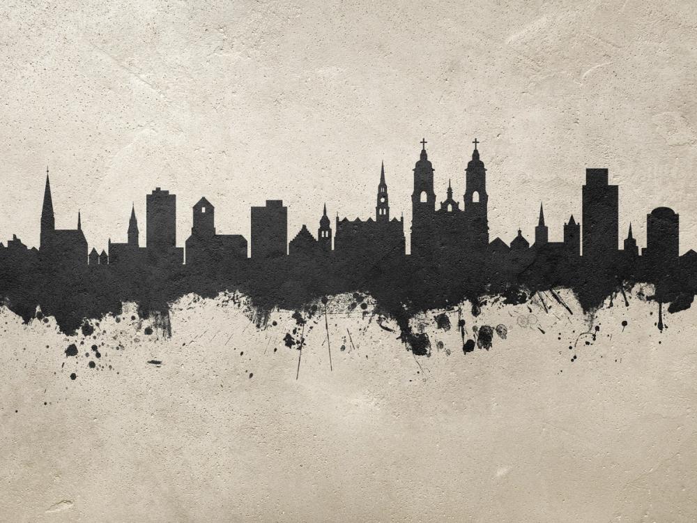 St Gallen Switzerland Skyline Concrete