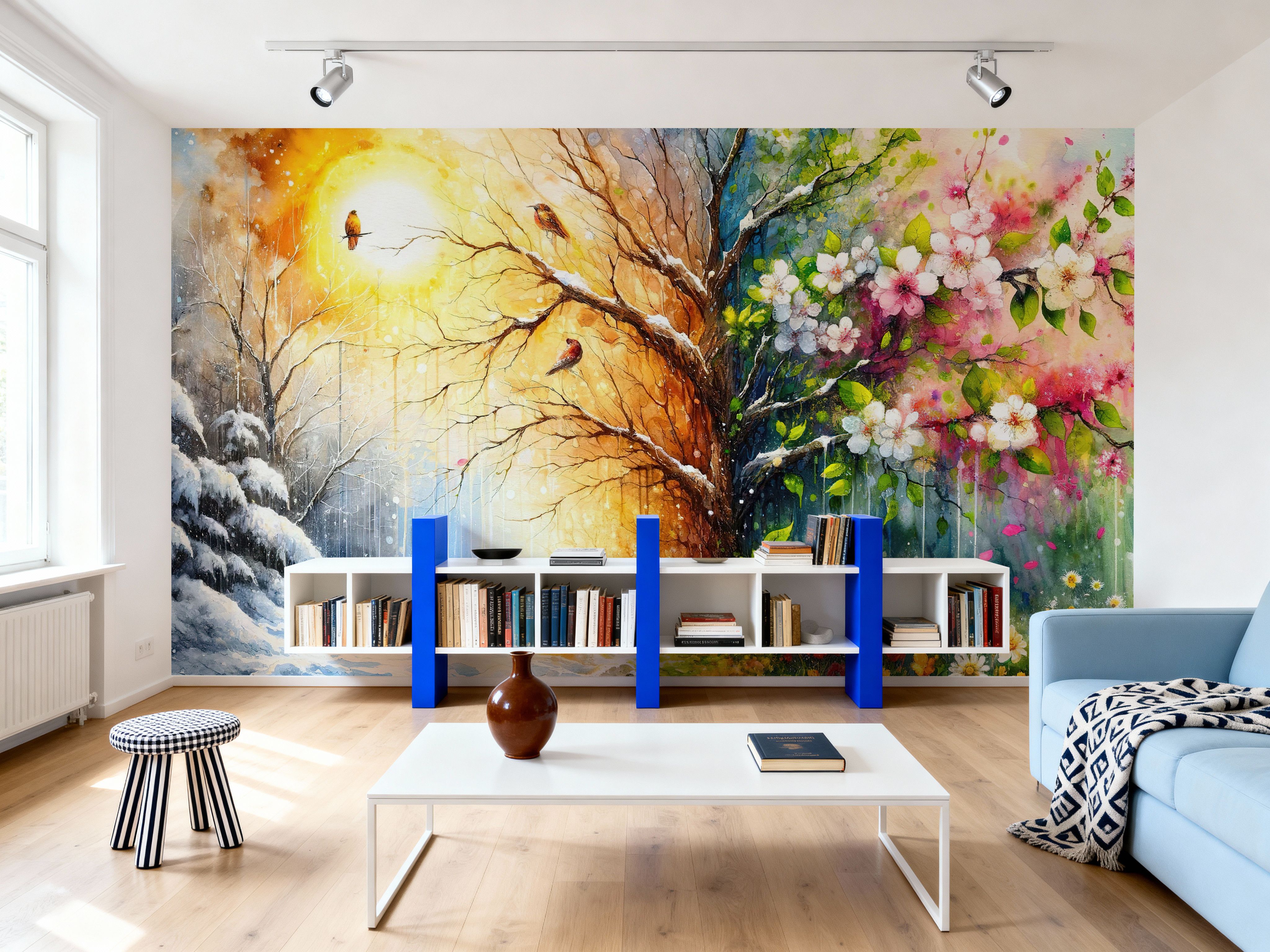 From Winter to Summer in Watercolor