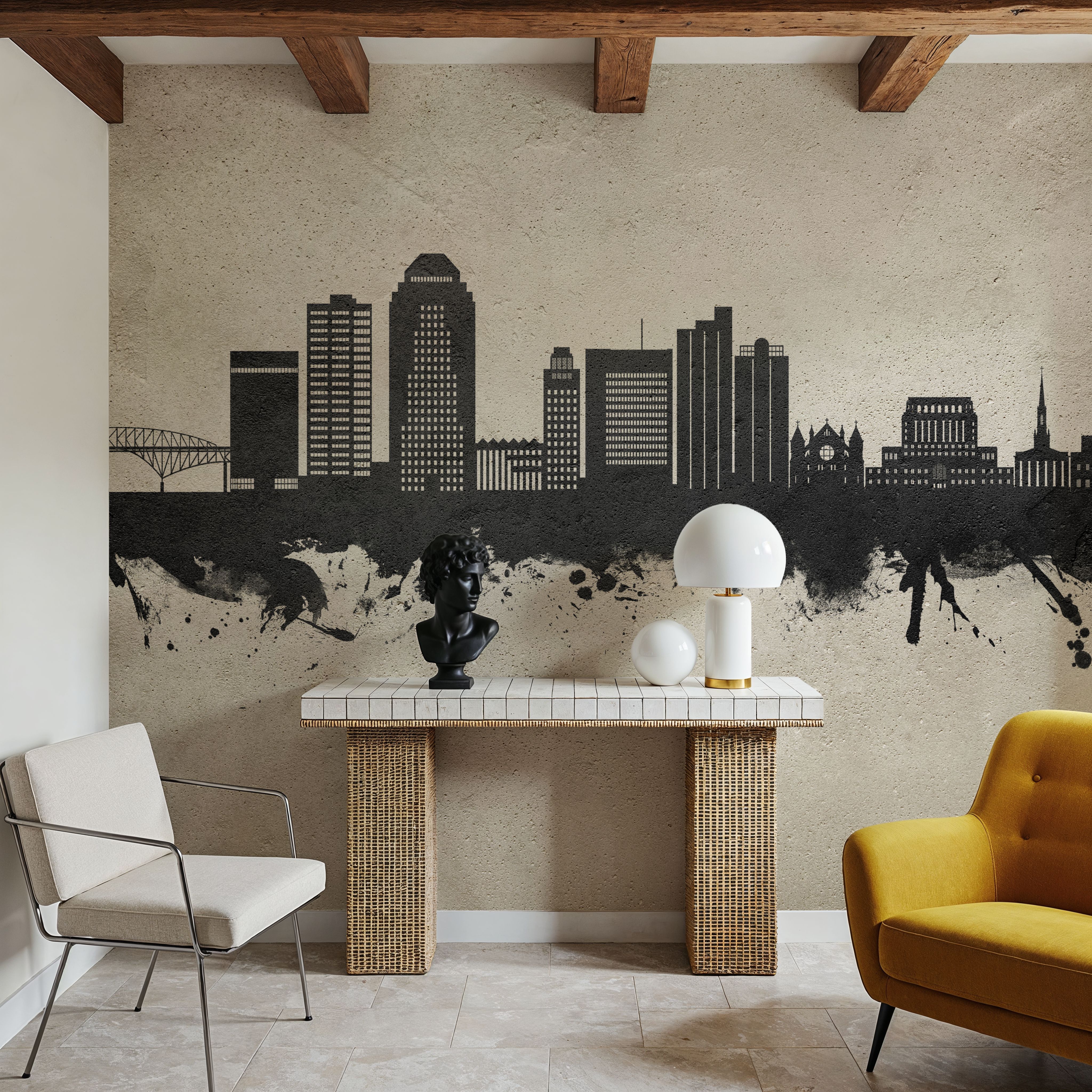 Shreveport Louisiana Skyline Concrete