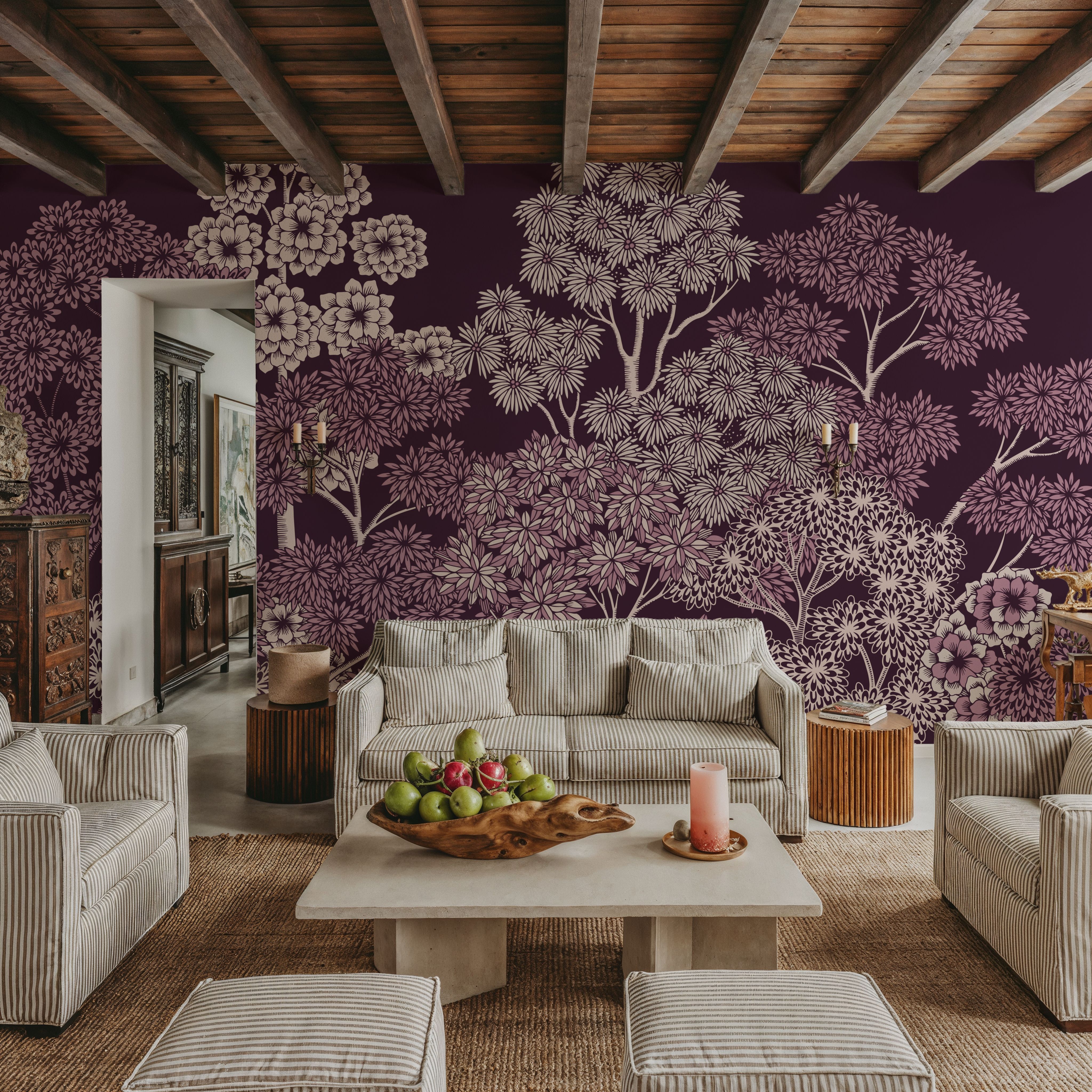 Overleaf Woodland, Burgundy