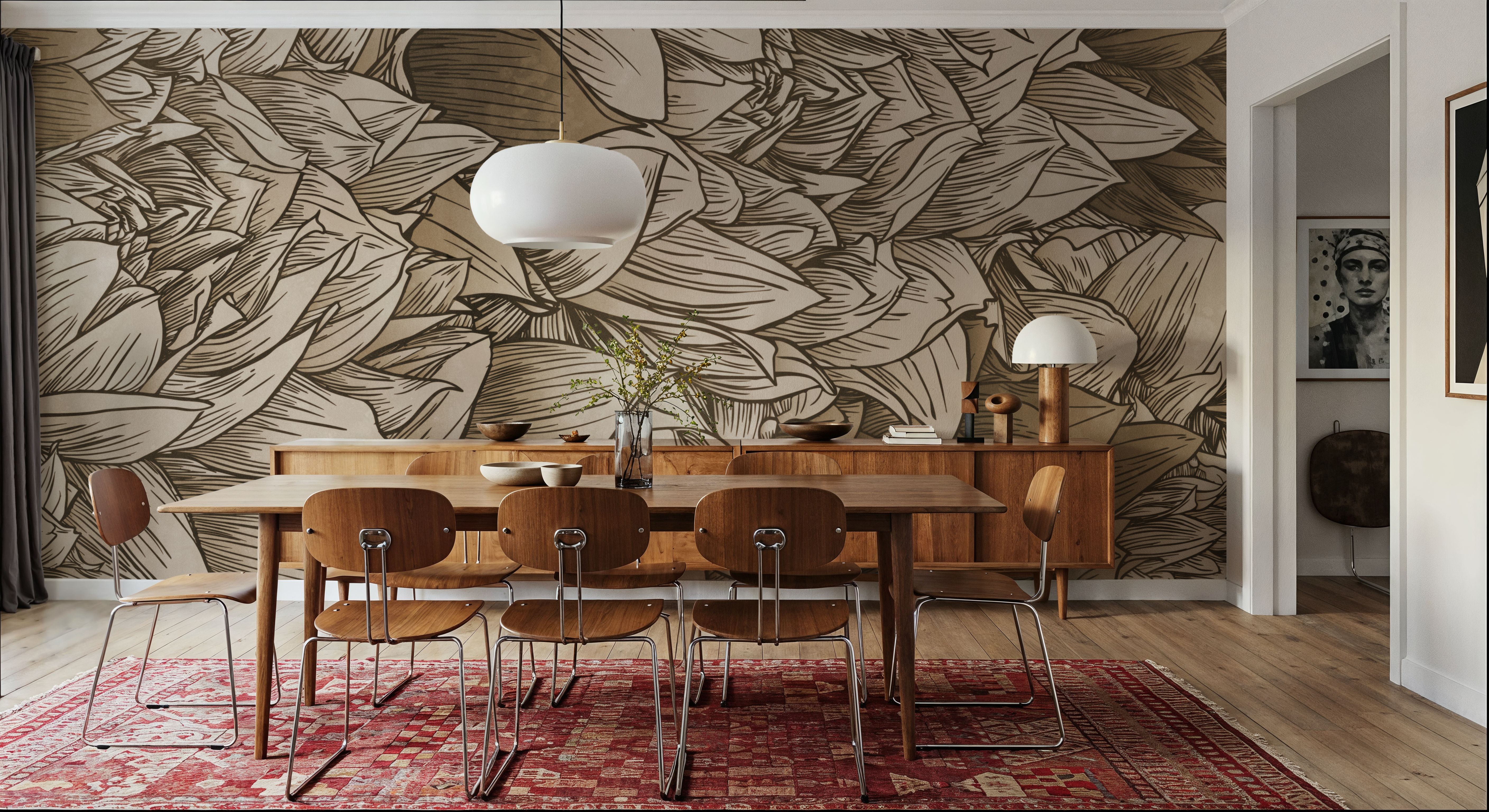 Chasing Dahlia Sepia