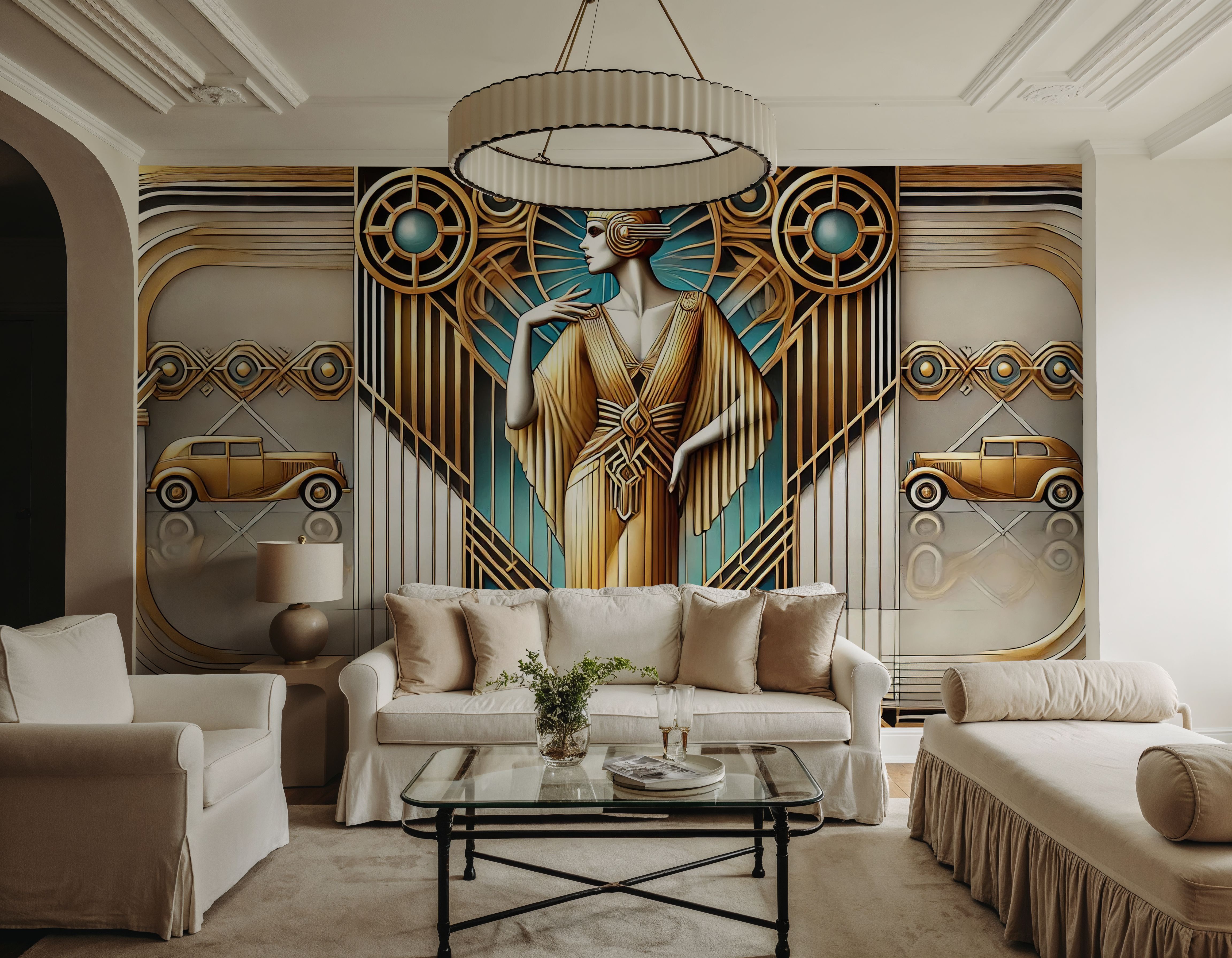 Elegant Art Deco Scene