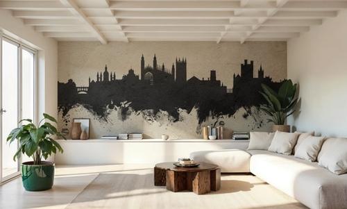 Cambridge England Skyline Concrete
