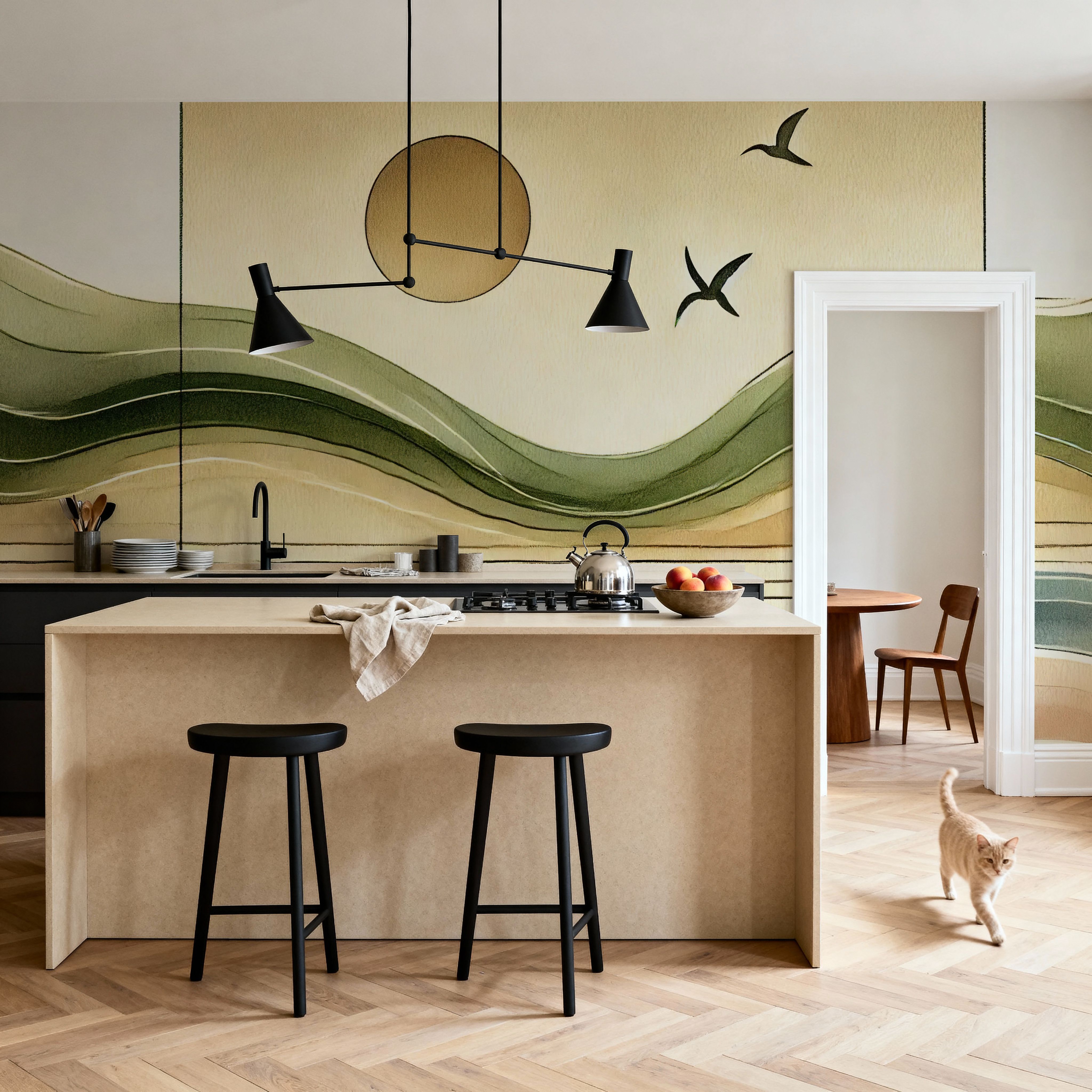 Serenity Sunset View in Art Deco