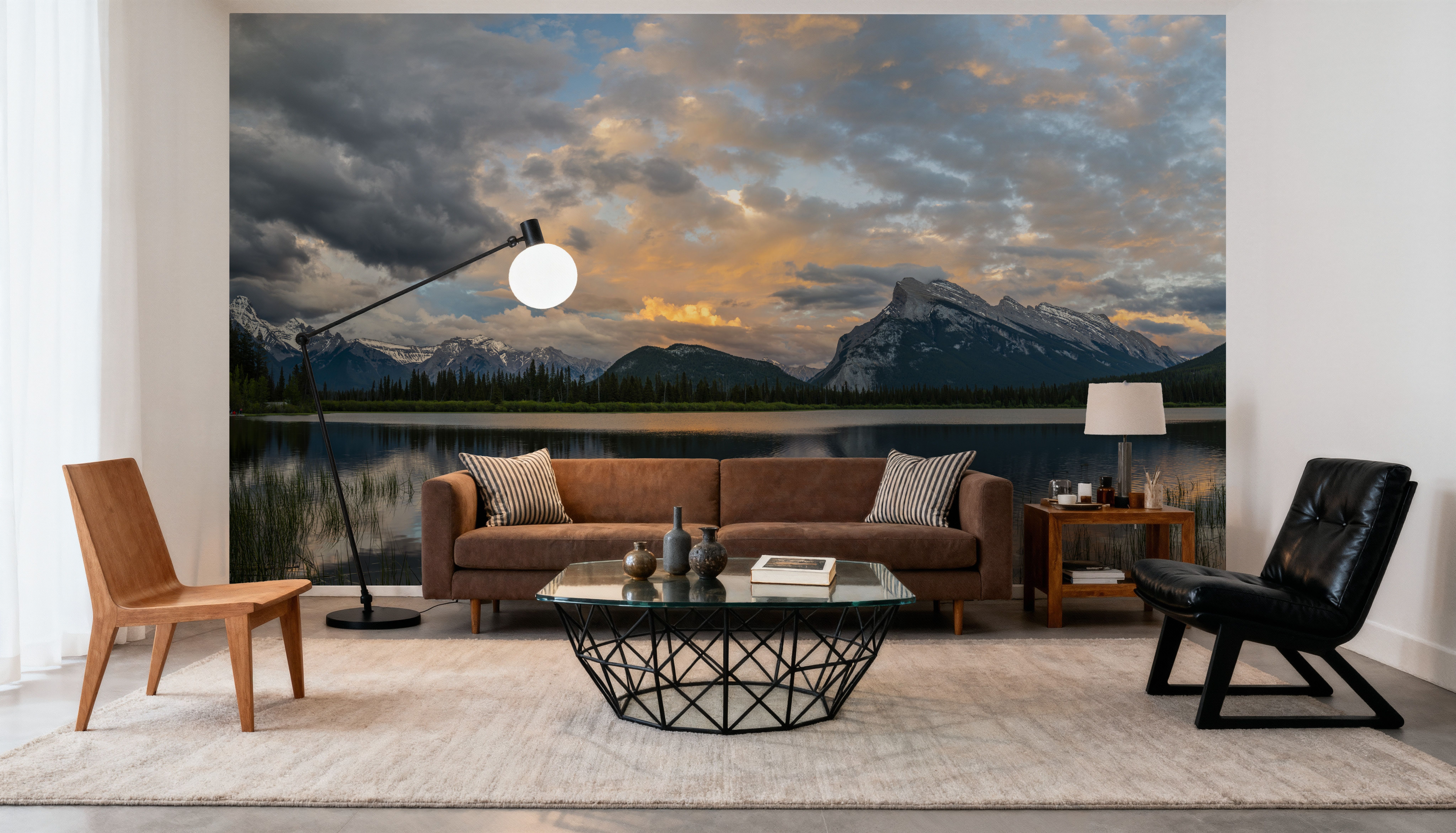 Clouds above Mount Rundle