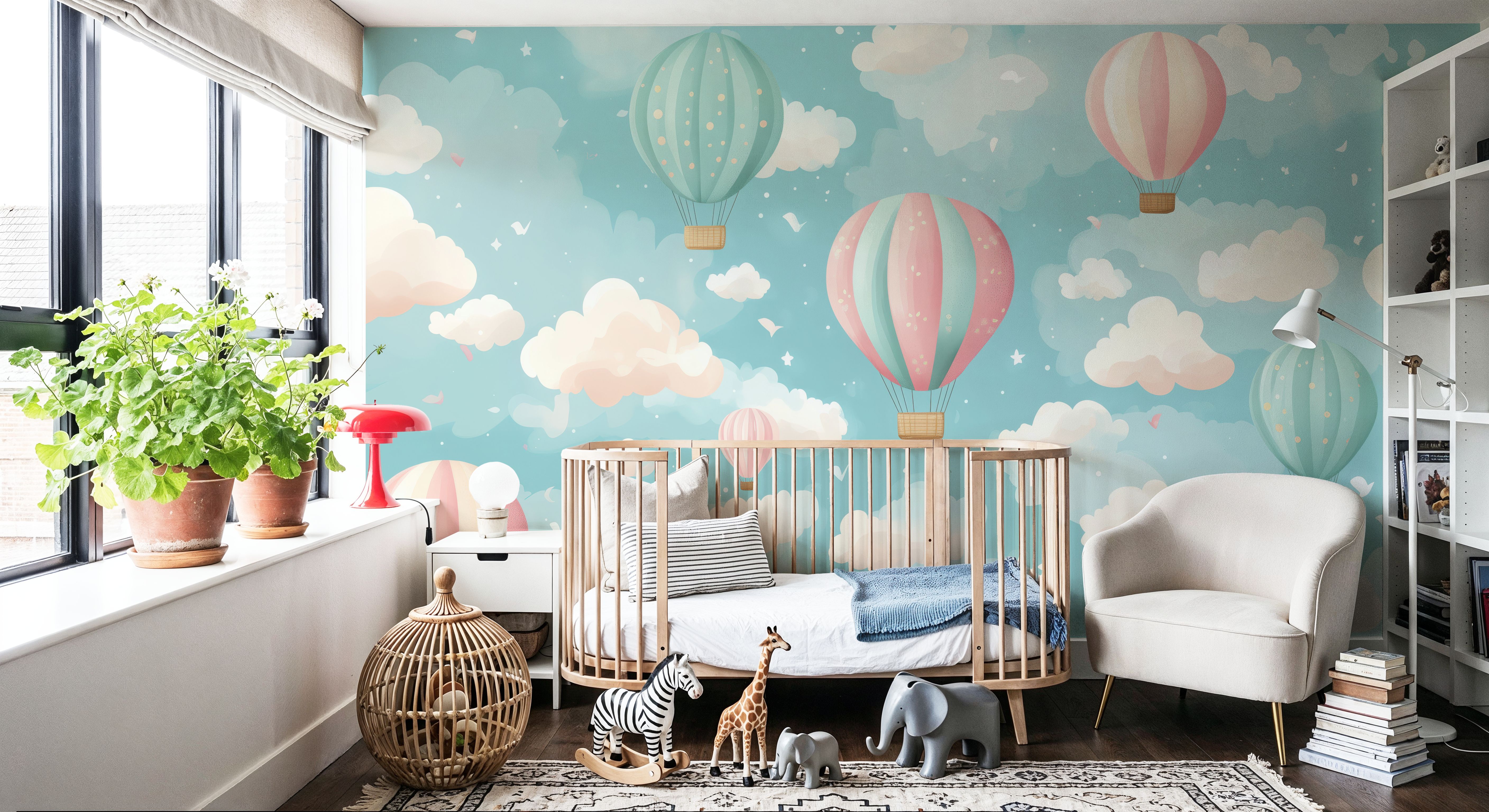 Hot Air Balloon Sunny Day