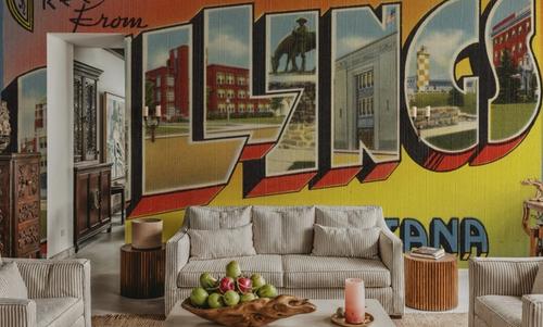 Greetings from Billings - Screenprint Postcard