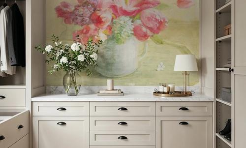 Tulips and Hyacinths on White
