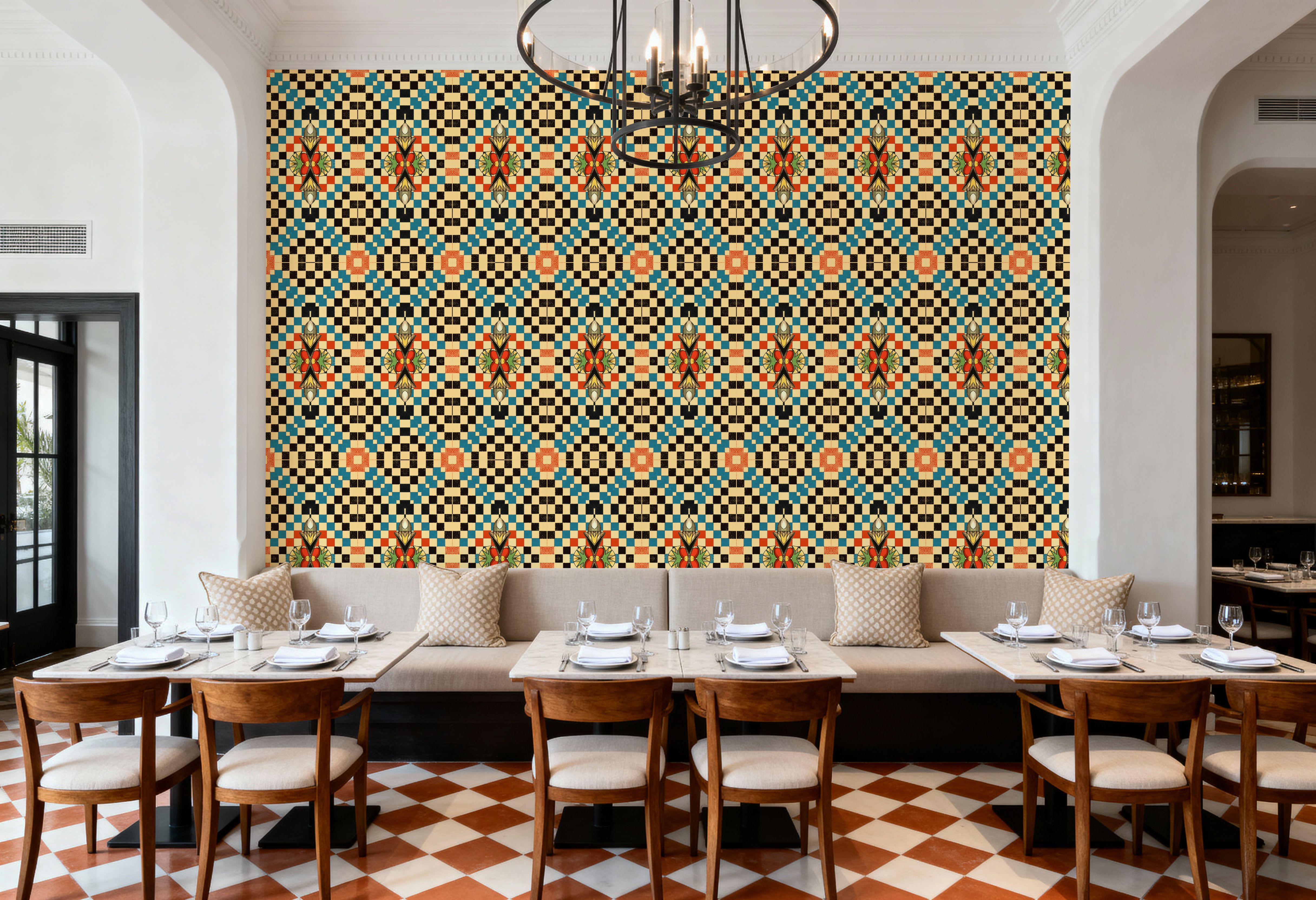 Ornamental Checkers no.III