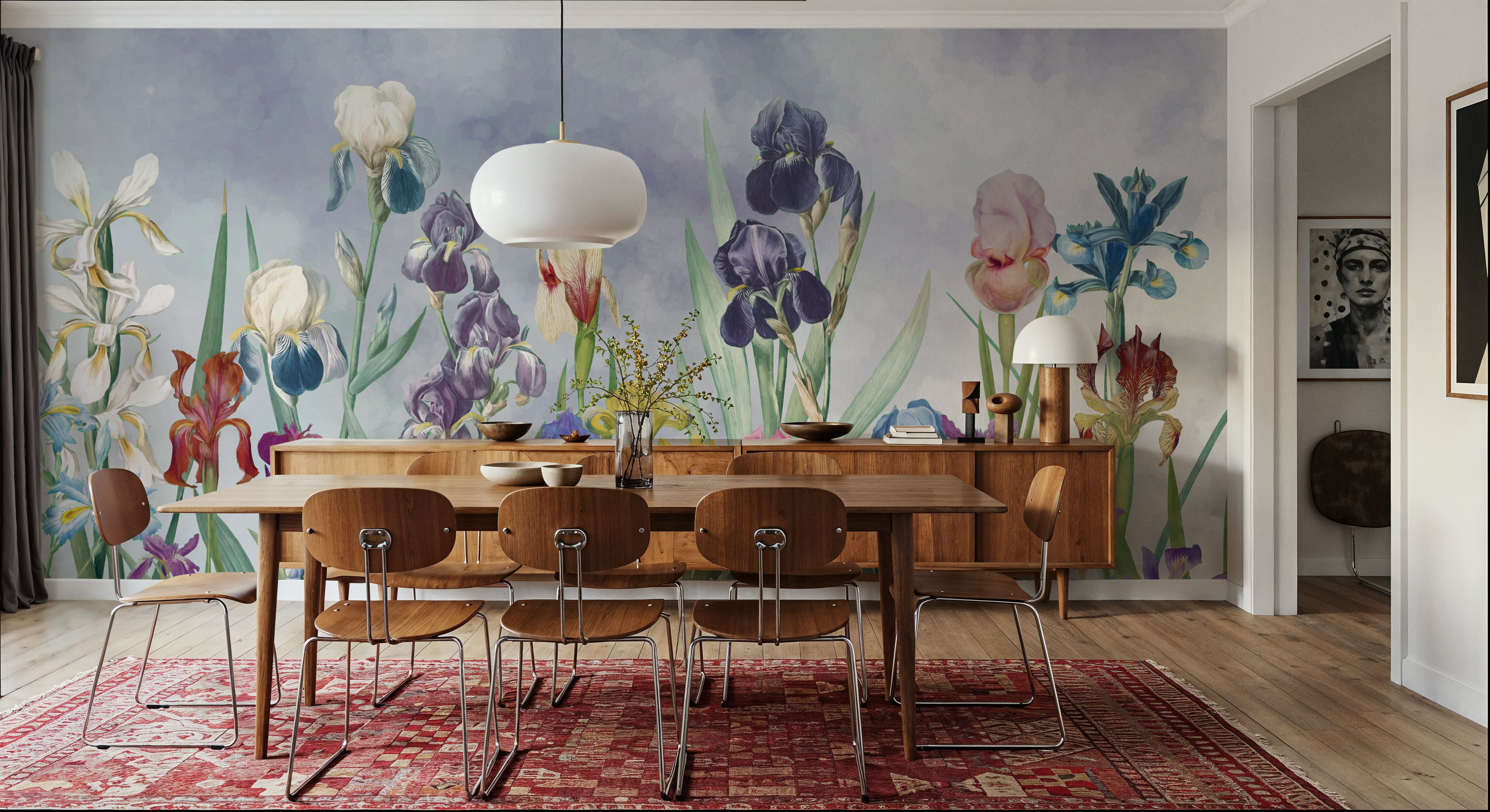 Iris Field Burst, Wallpaper