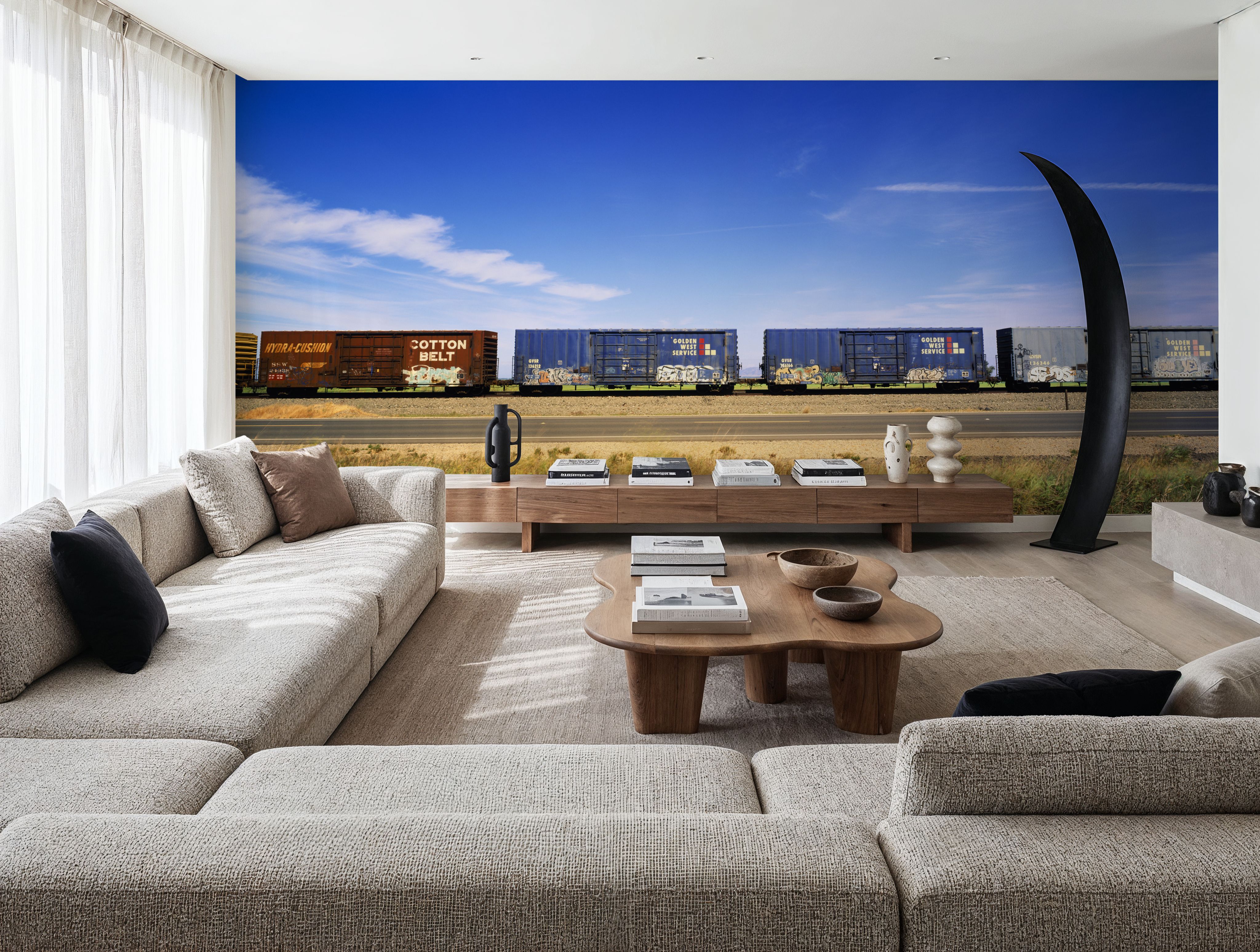 Boxcar Blues, Wallpaper