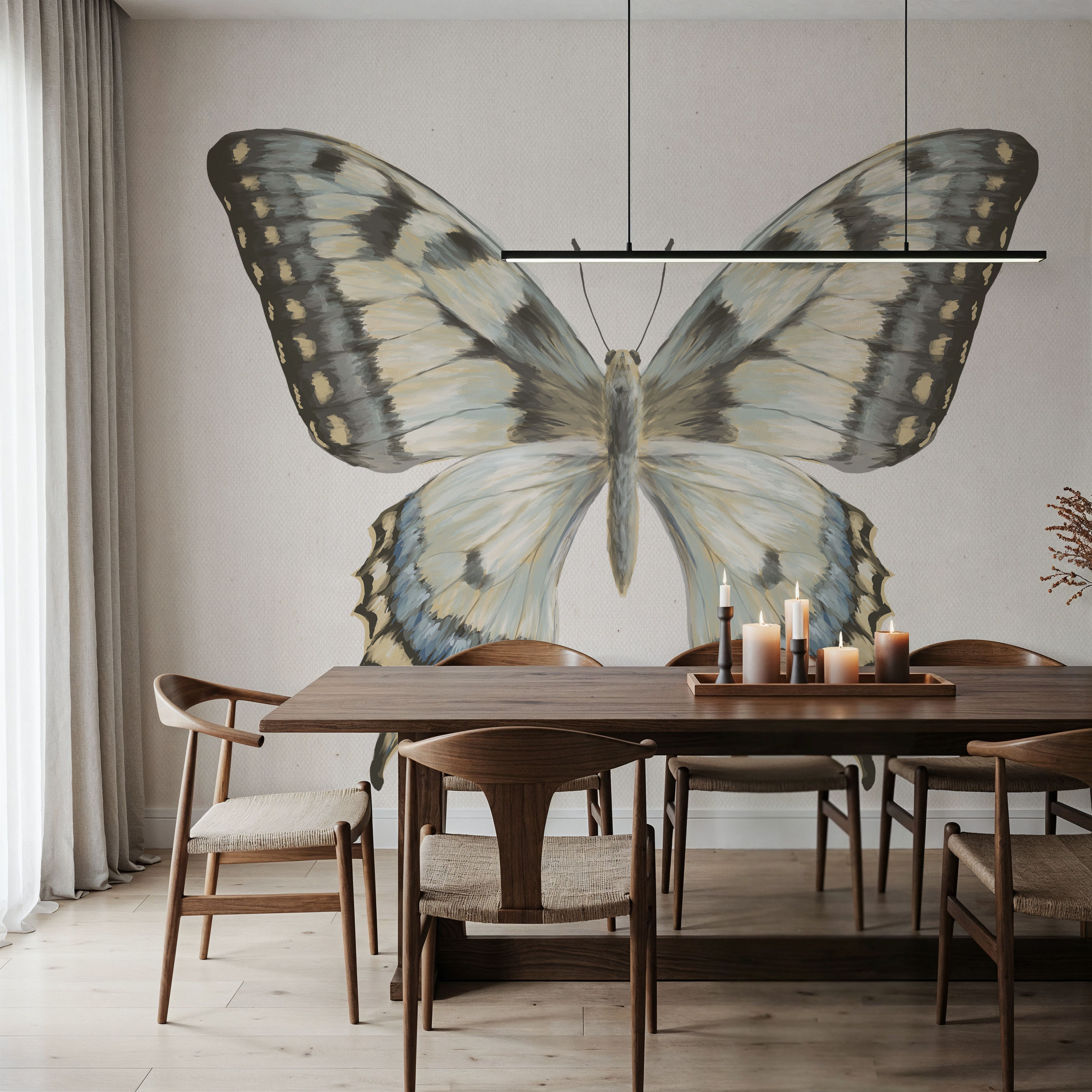Beetles and Butterflies I Neutral
