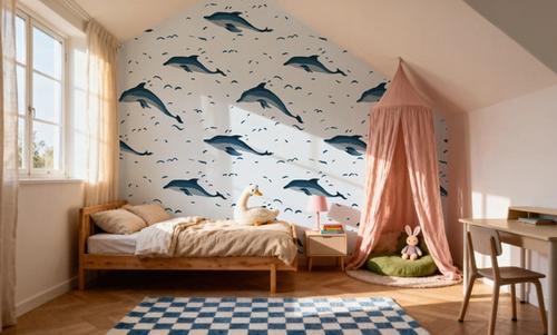 Dolphins in The Sea