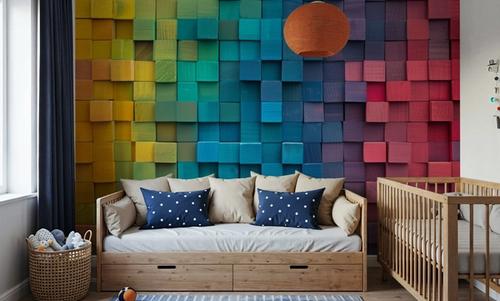 Vibrant Rainbow Stack
