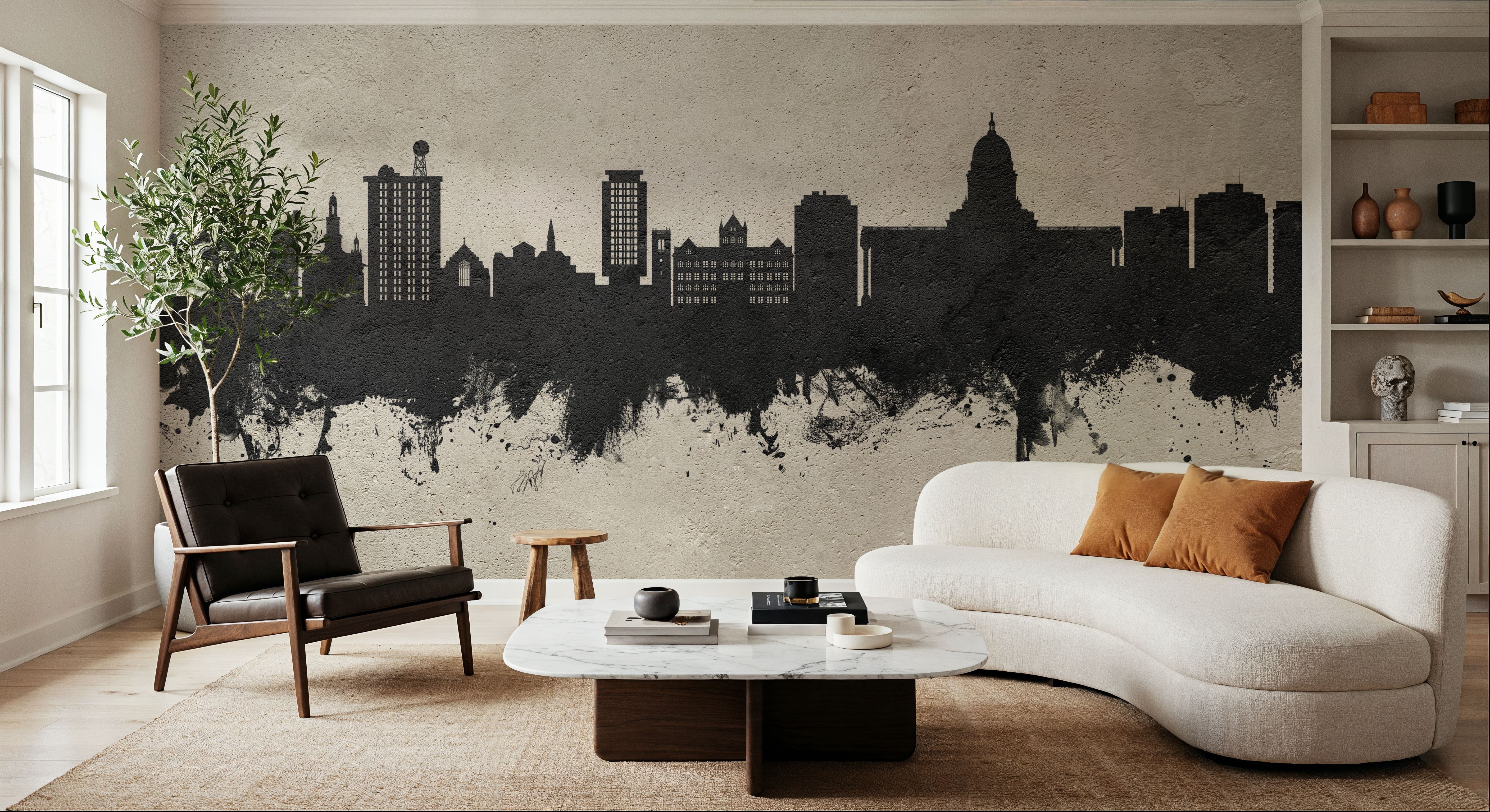 Madison Wisconsin Skyline Concrete