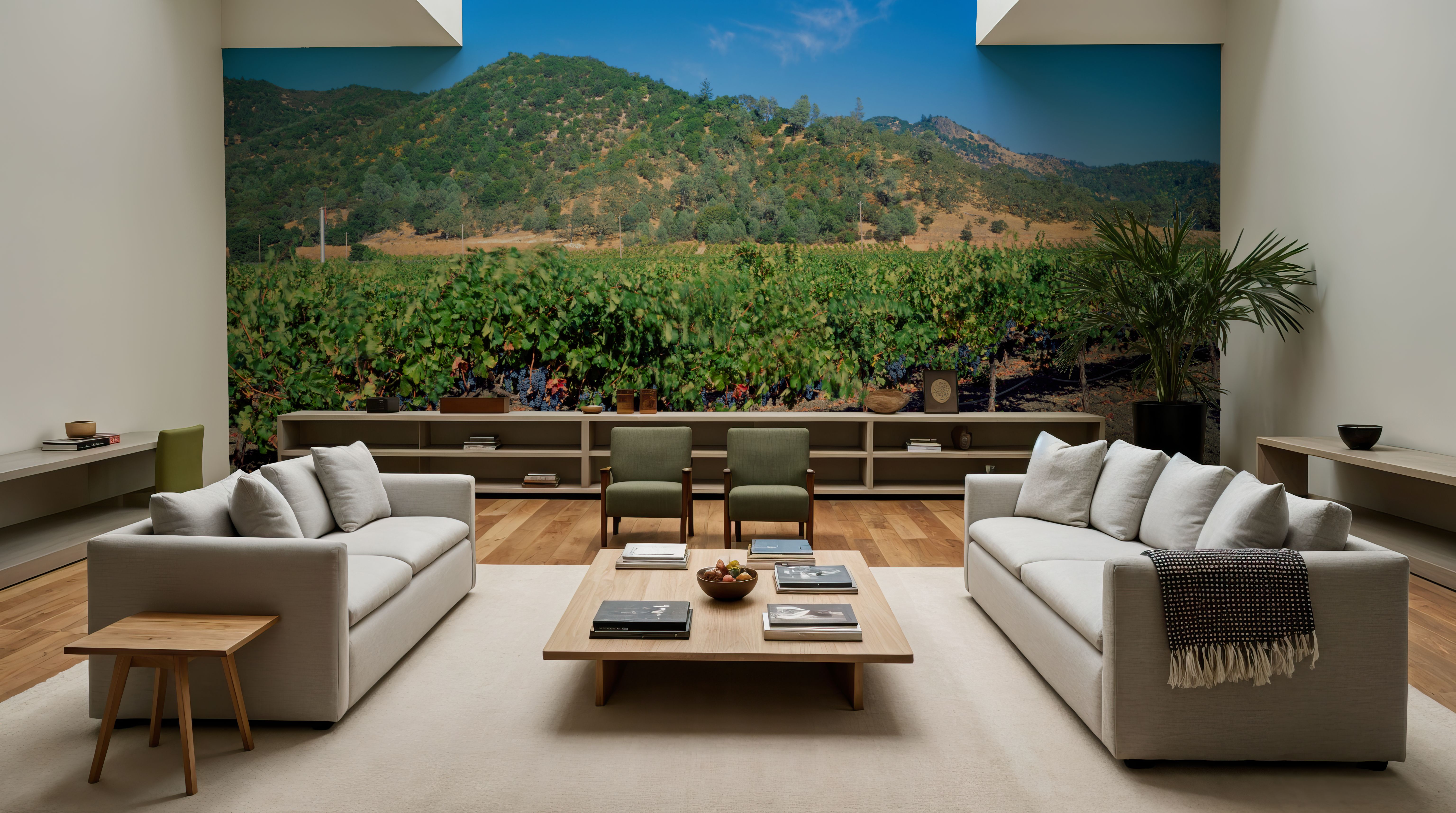 Vineyard Splendor, Carte da parati