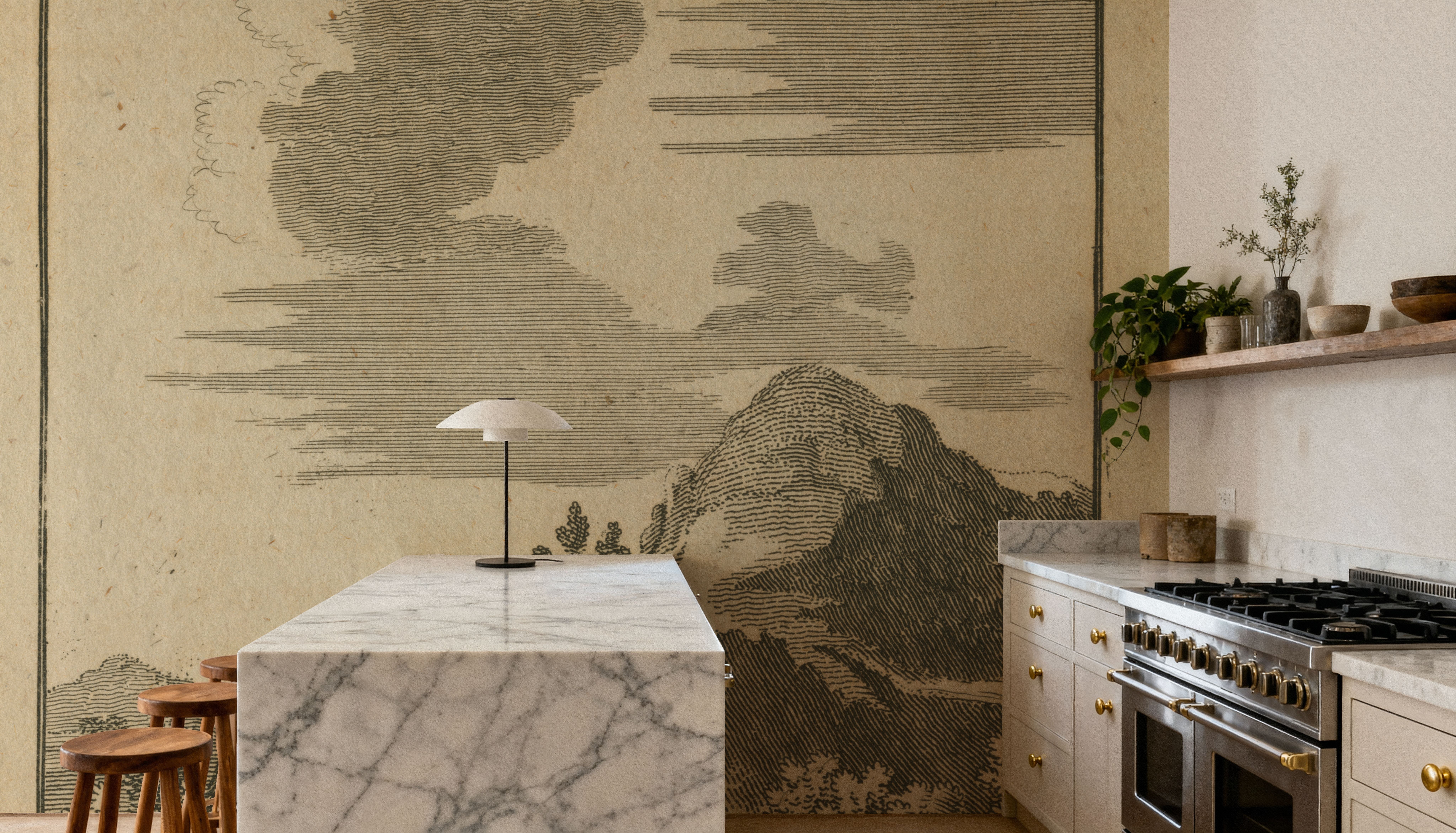 Treastise, Papier peint