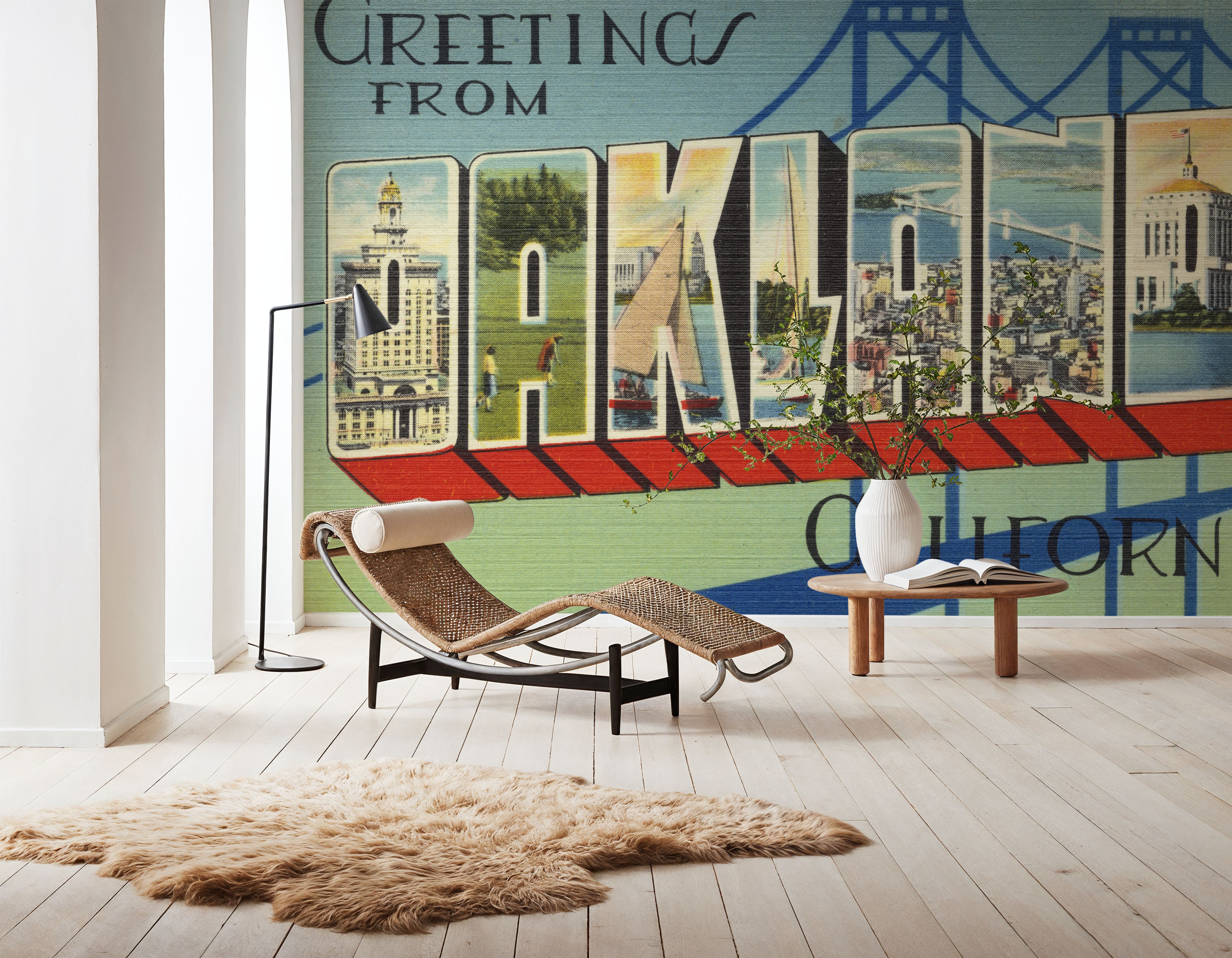Greetings from Oakland - Screenprint Postcard