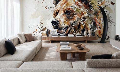 Grizzly Bear - Watercolor Predators Series