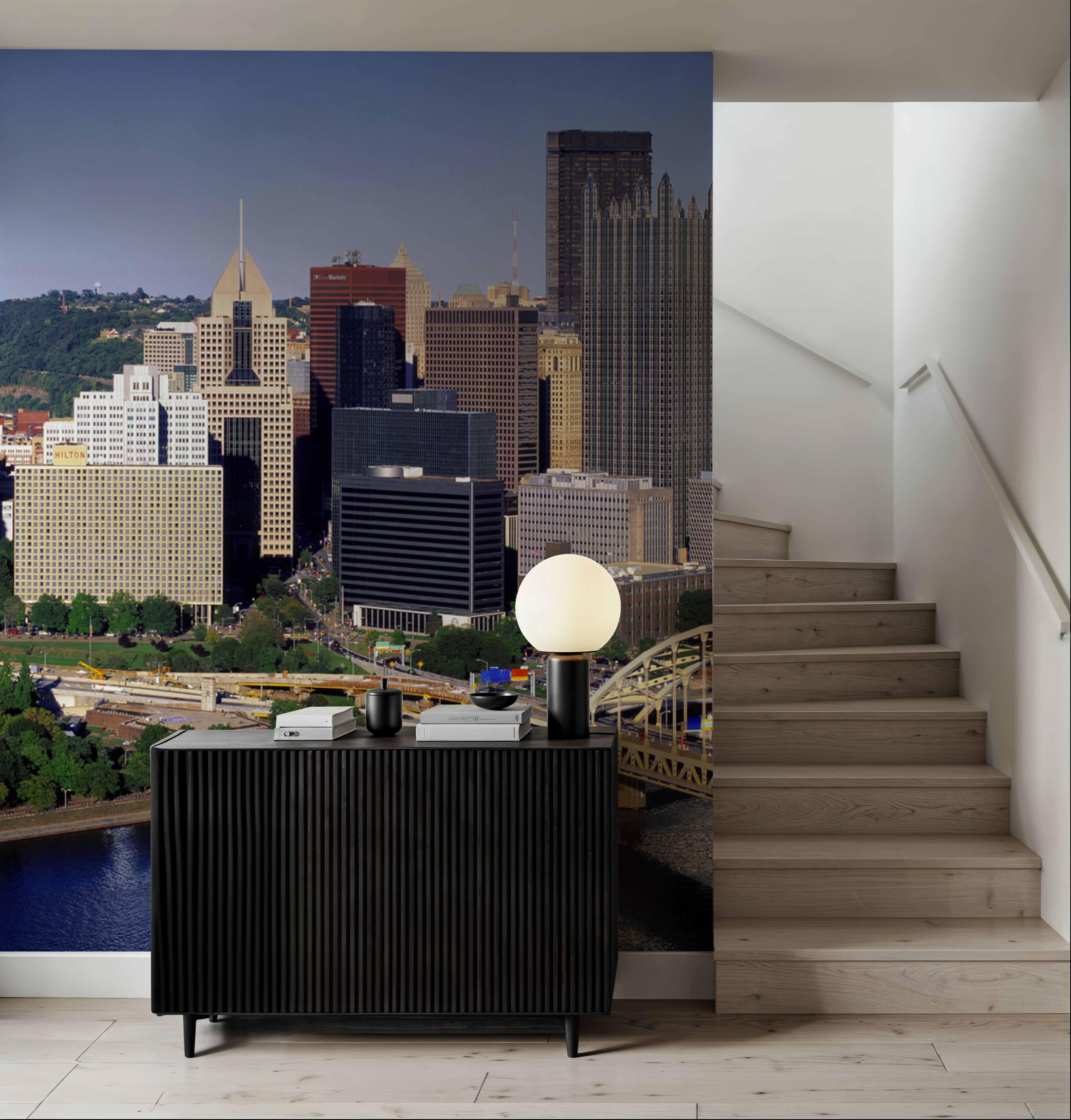 Golden Bridges Cityscape