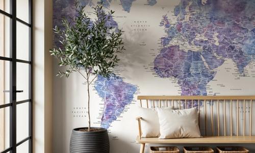 World Map Cities - Raul
