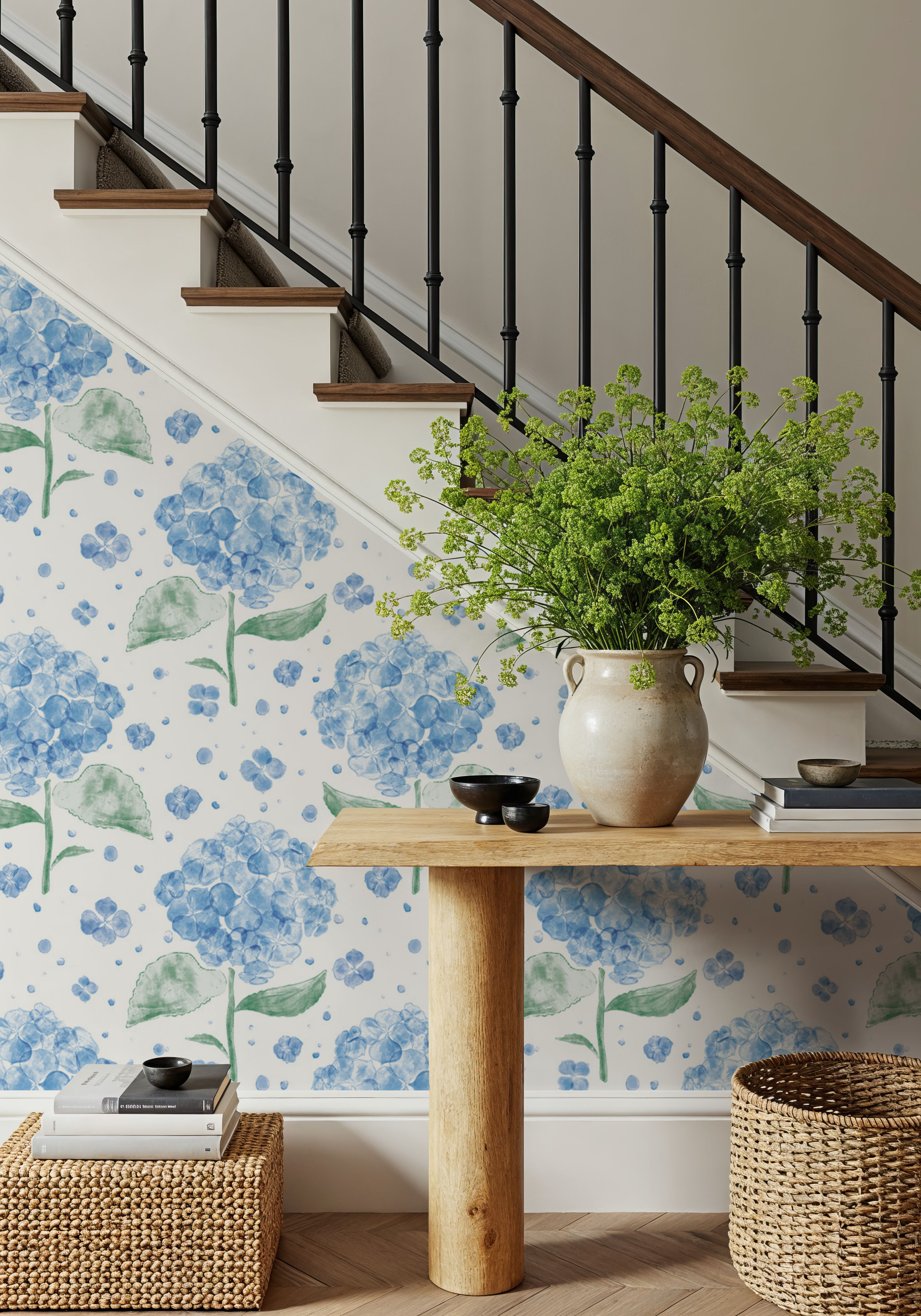 Hydrangea in The Air, Blue
