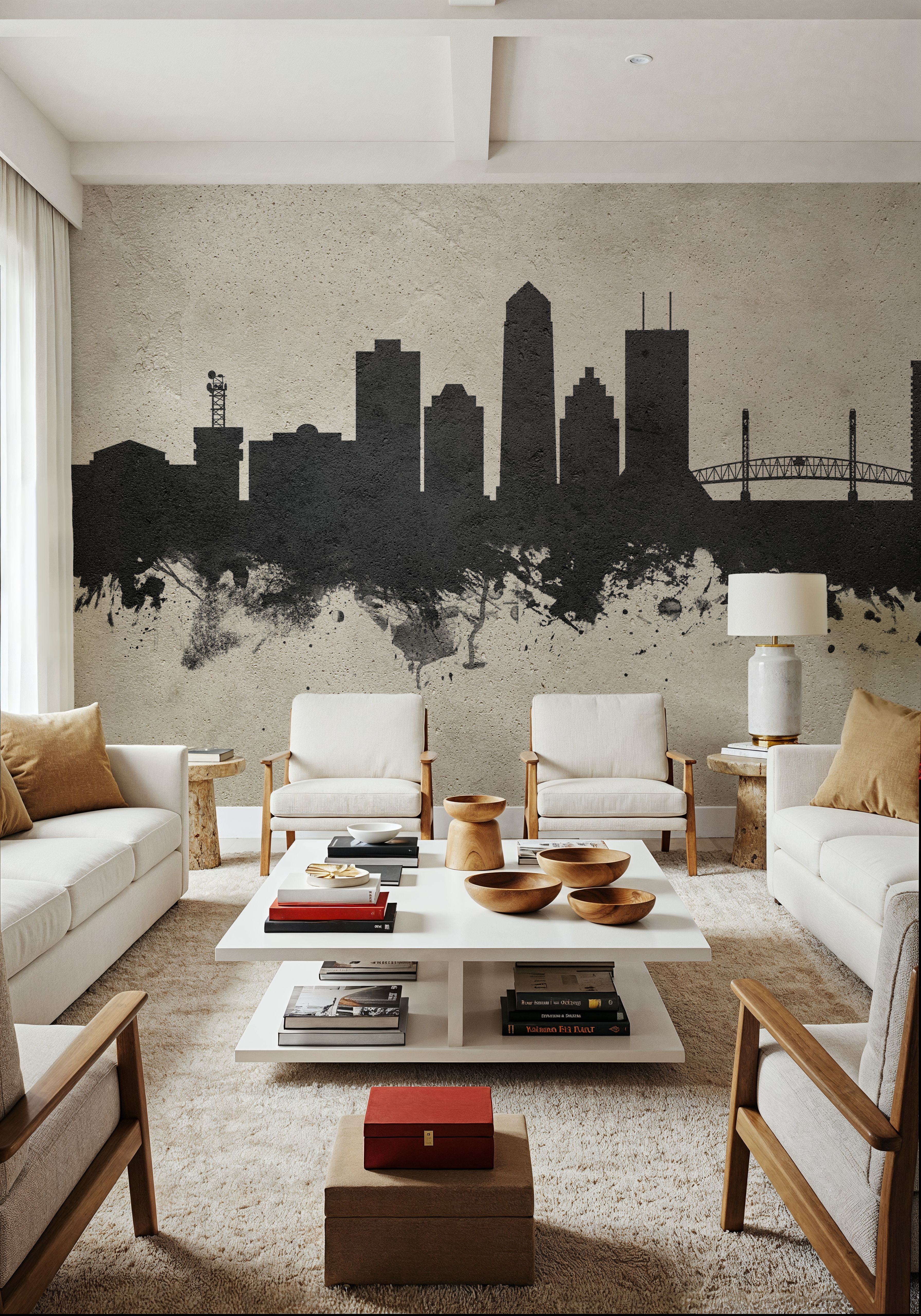 Jacksonville Florida Skyline Concrete