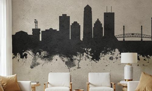 Jacksonville Florida Skyline Concrete