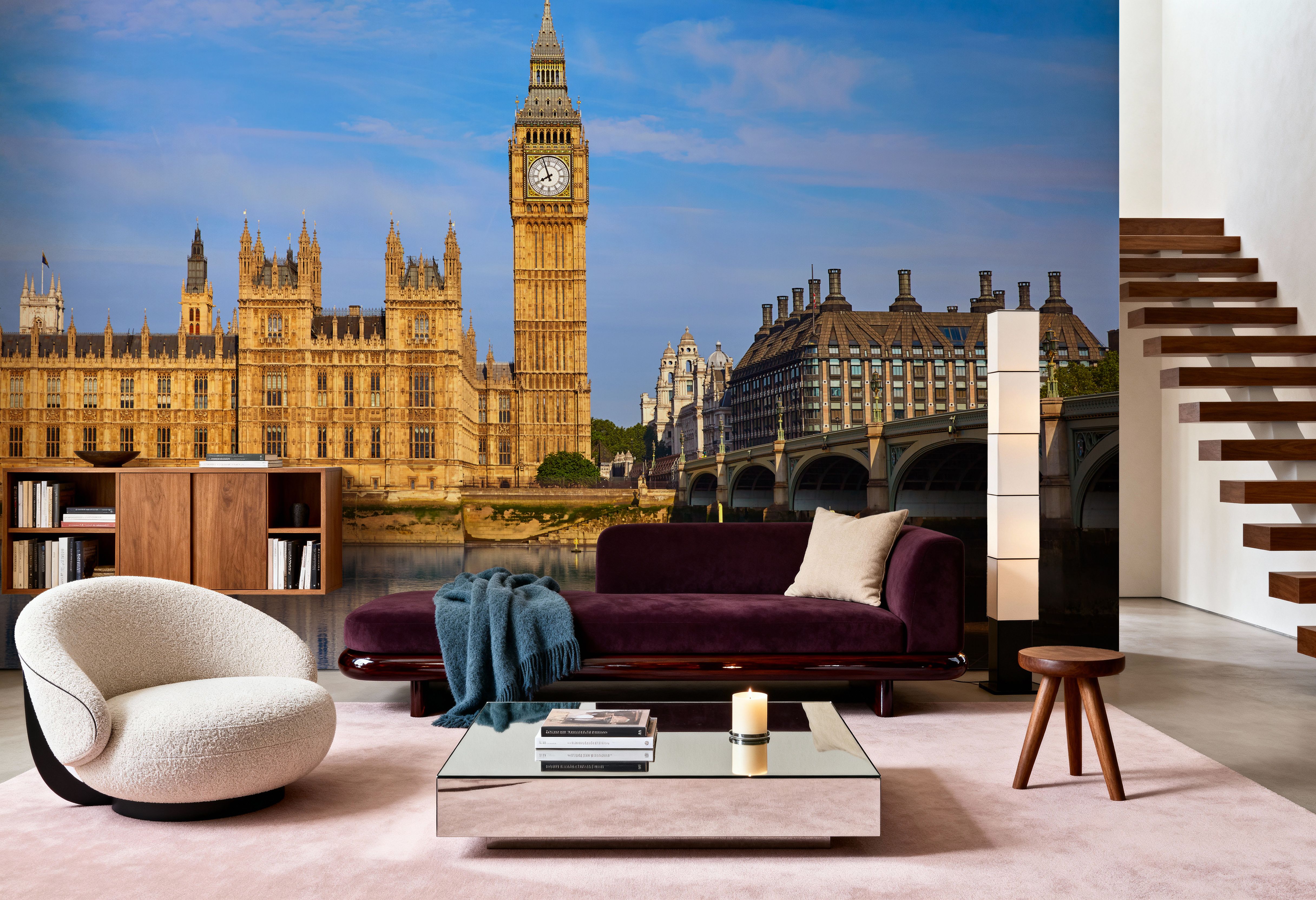 Big Ben Tower and Thames River