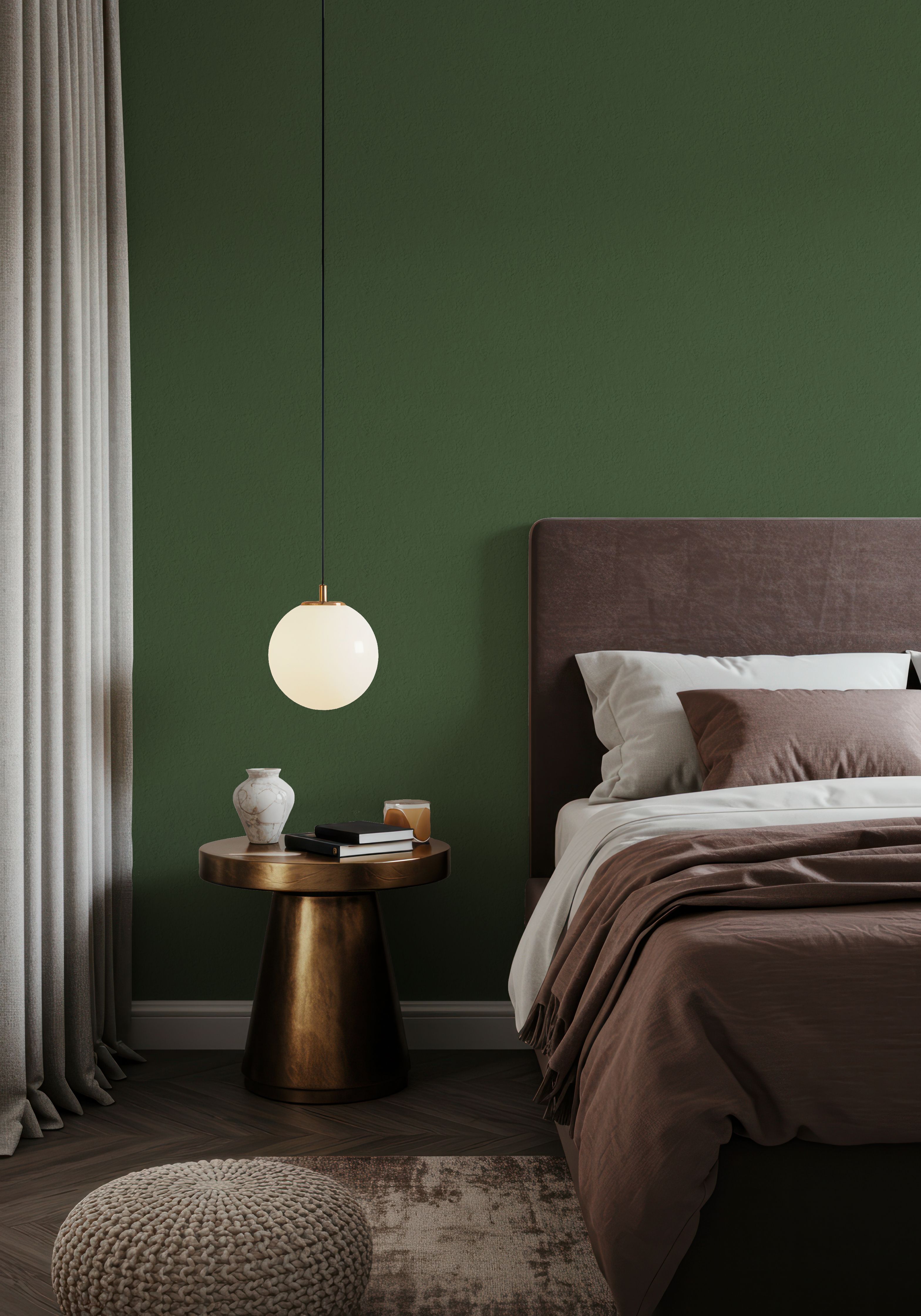 Faux Sand Stucco Finish, Moss, Wallpaper