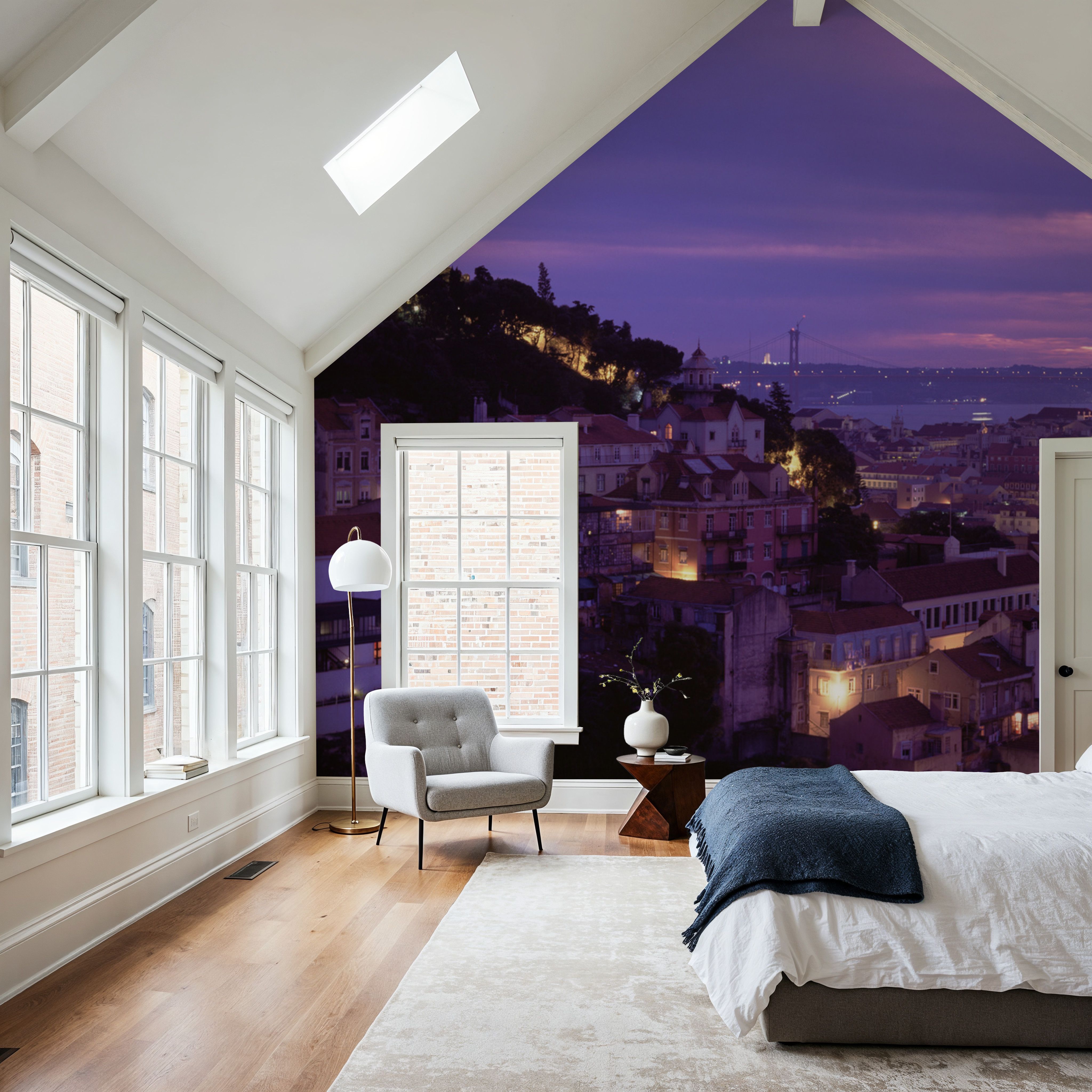 Twilight Castle Panorama, Wallpaper