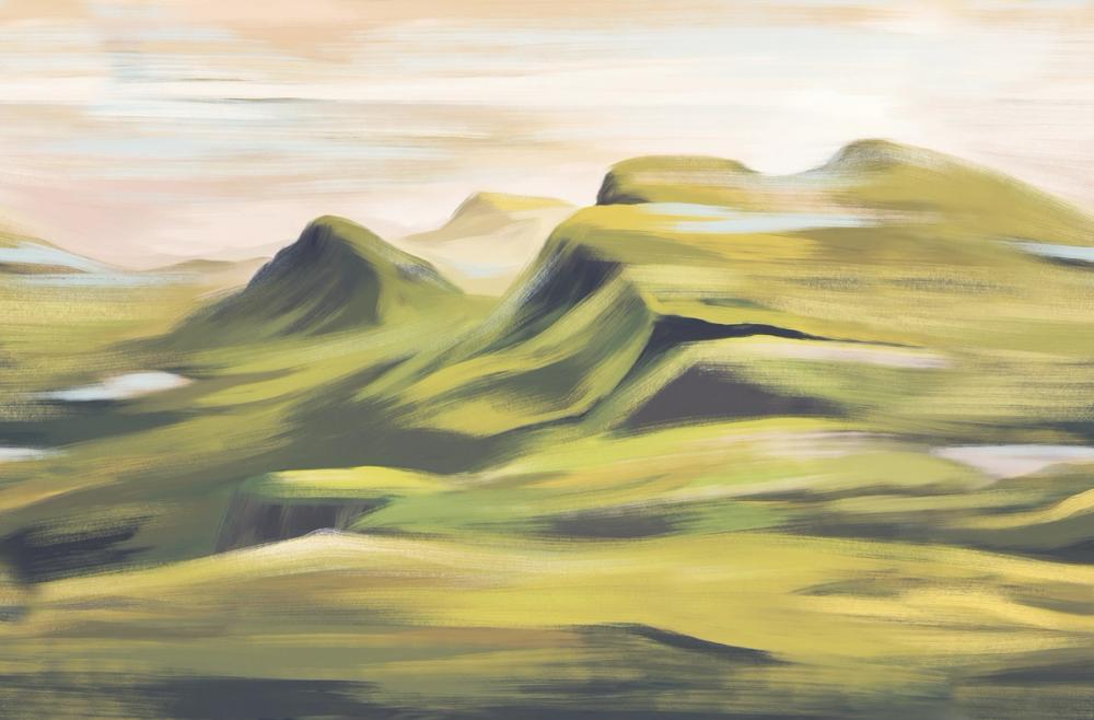 Oil Mountain, Greens