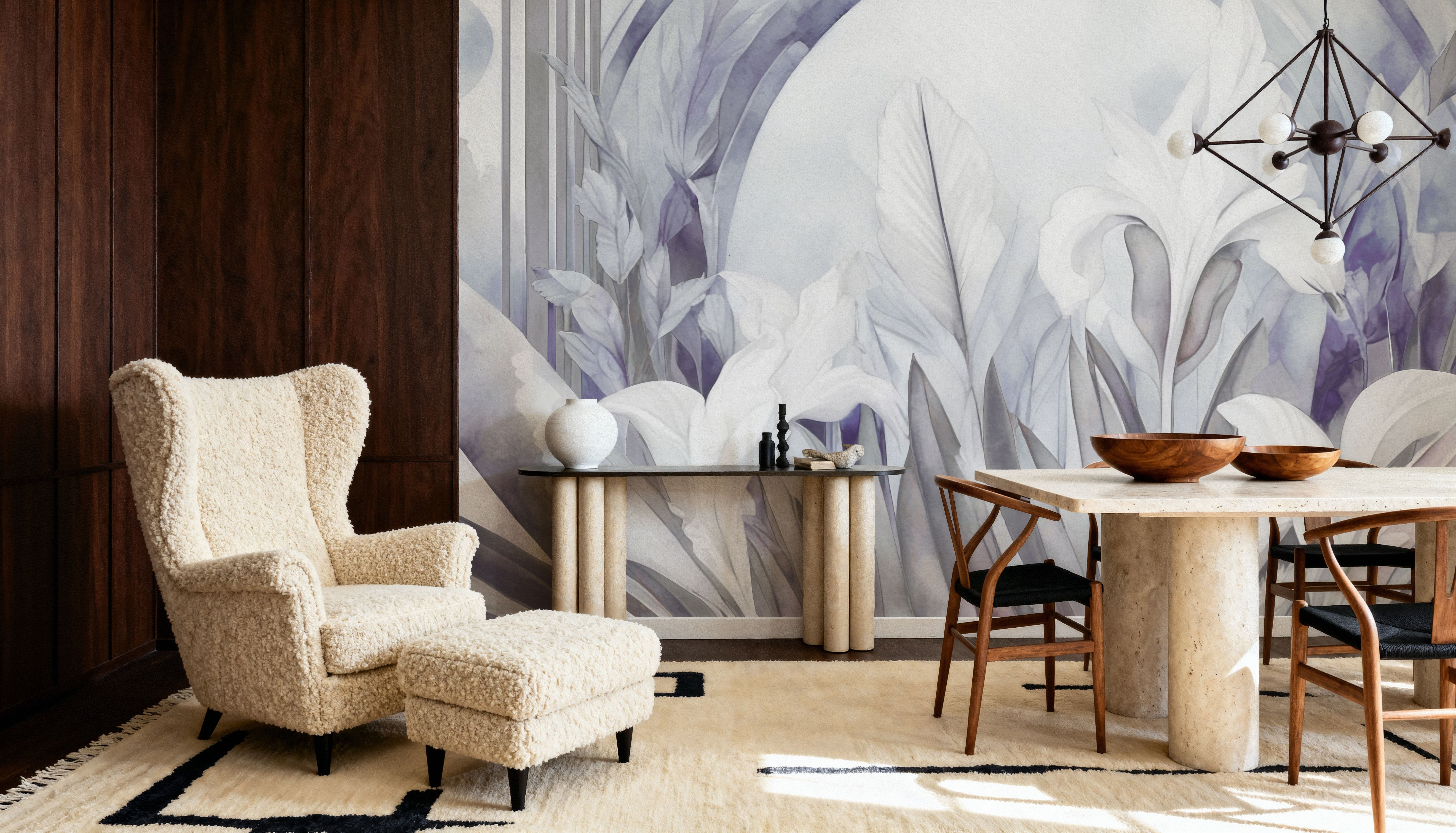 Irises at Sunrise Purple