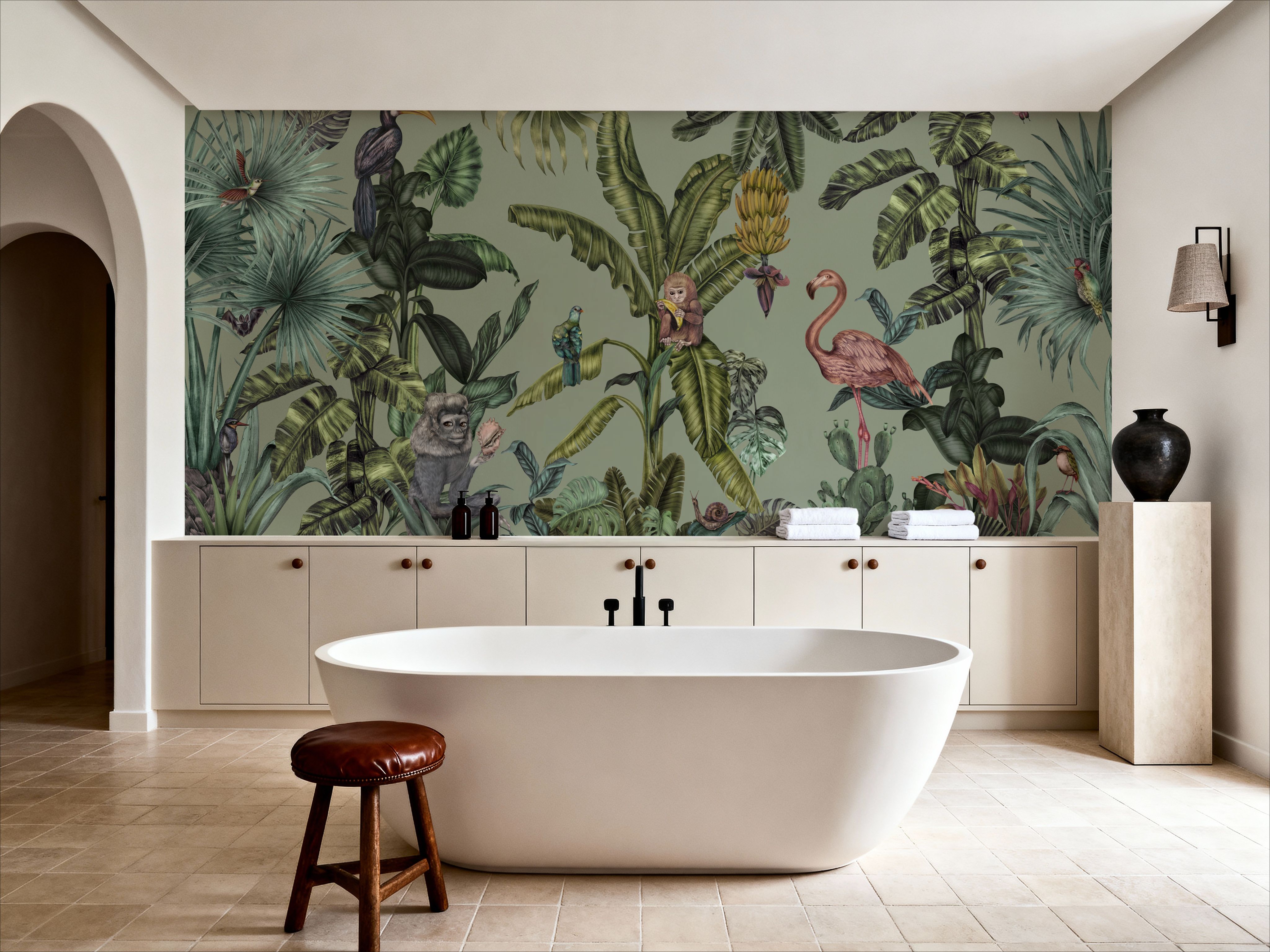 Monkeys With Birds, Pistachio