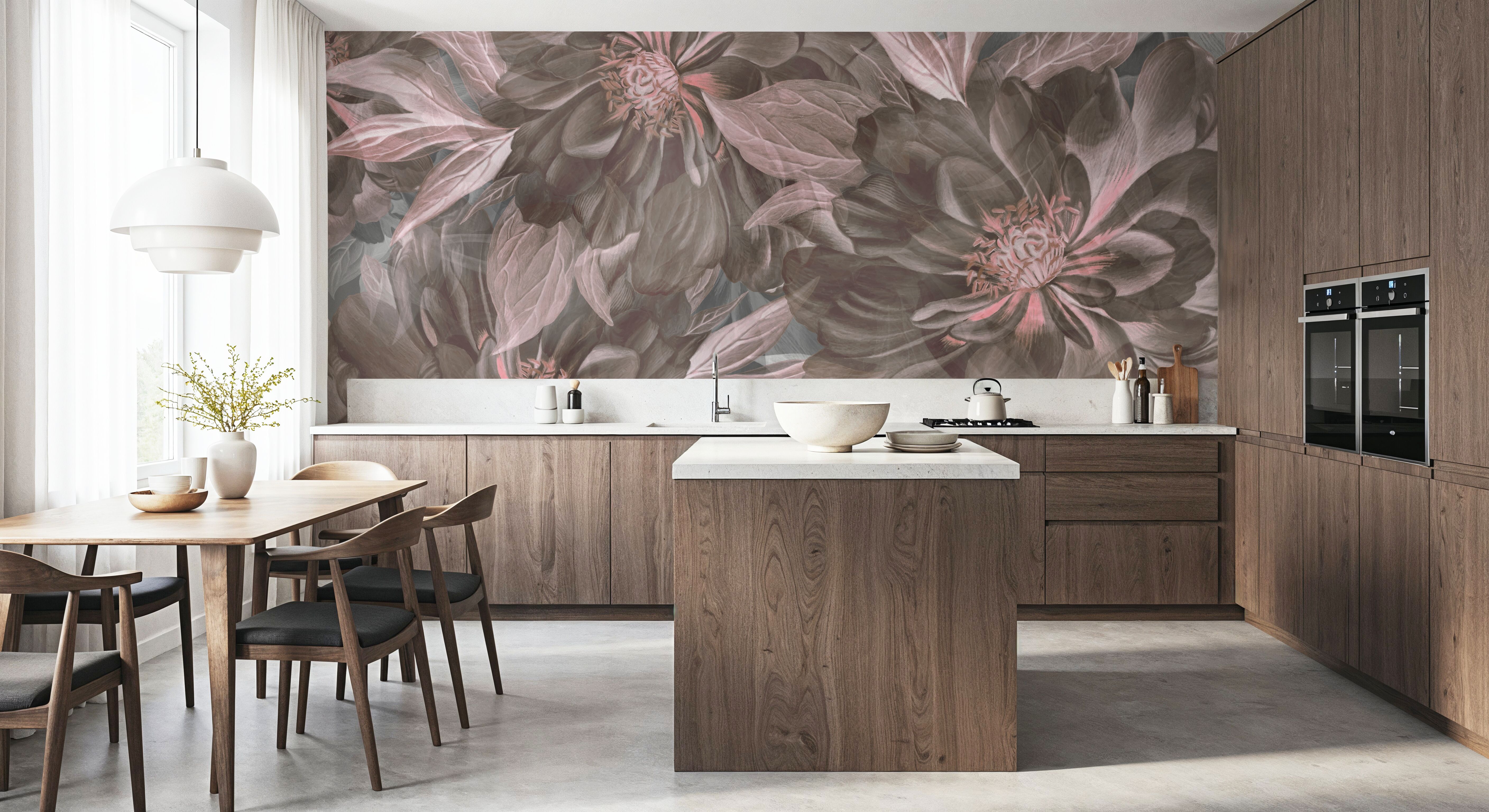 Peony Study - Ash and Pink