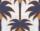 Graphic Palms, Grape