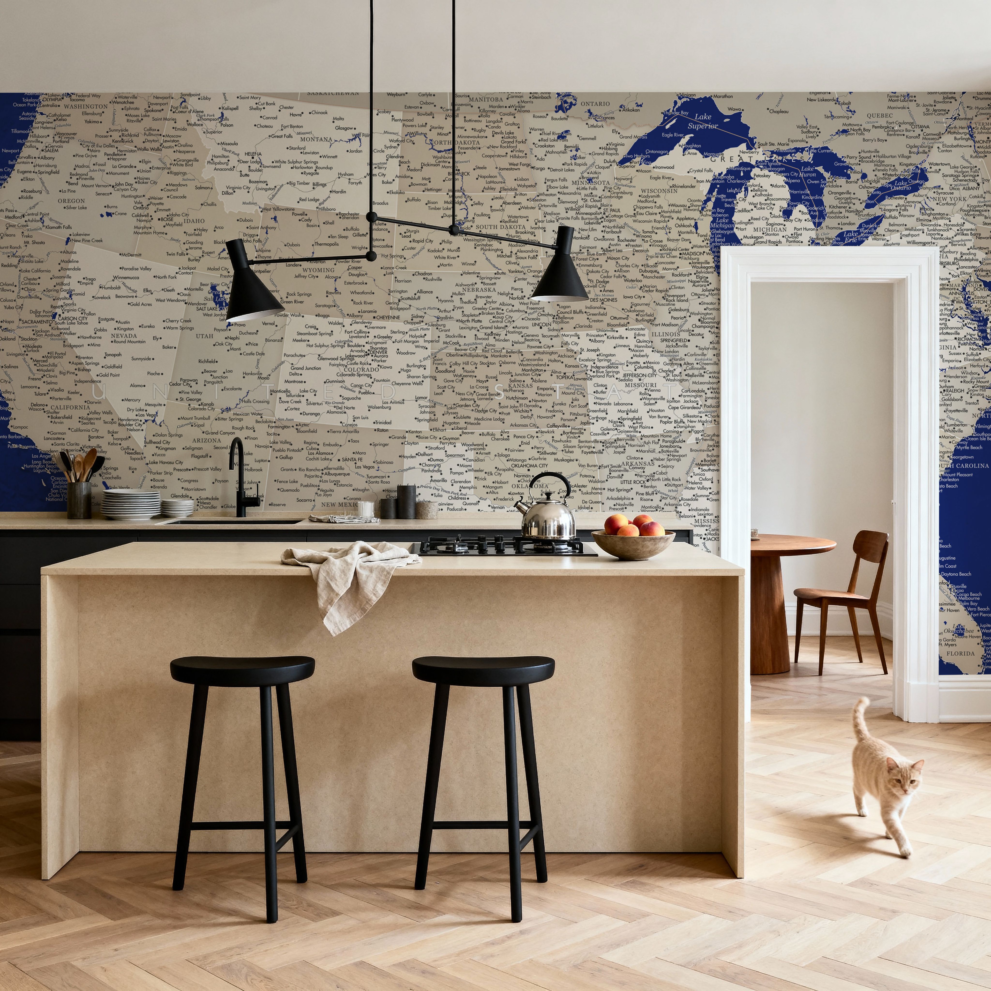 US Map Detailed - Kameryn