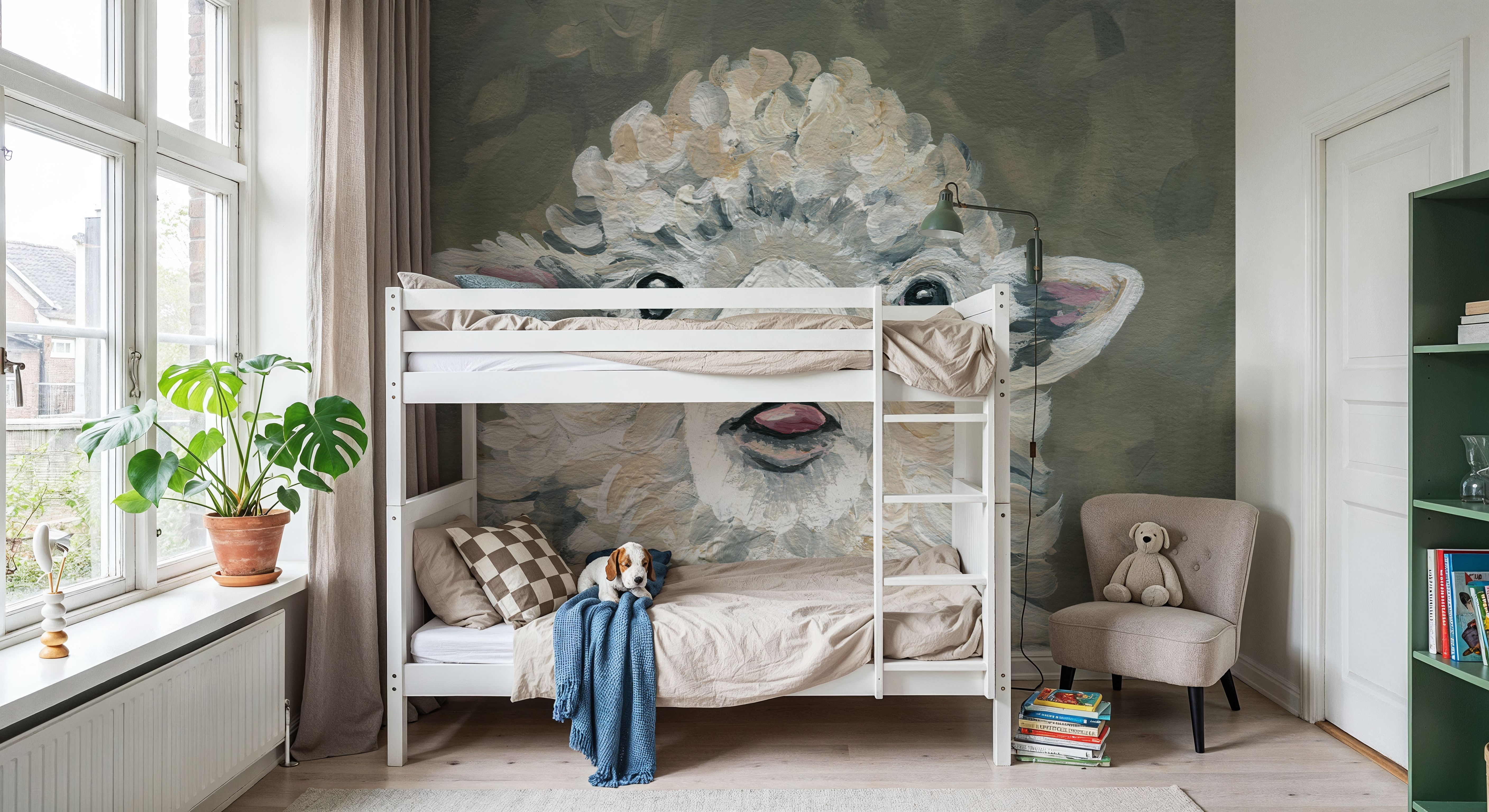 Silly Little Lamb, Wallpaper