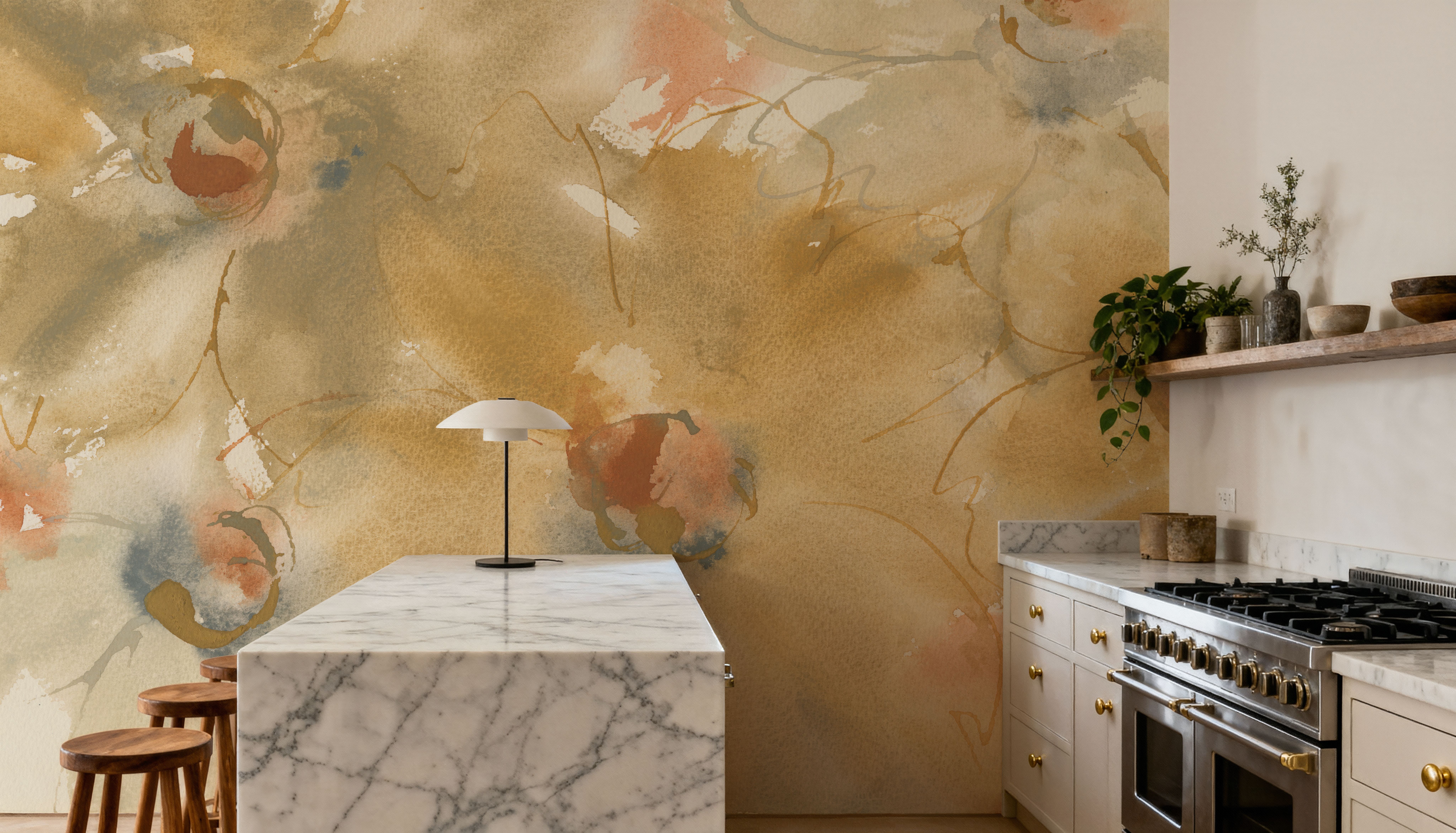 Neutral Blooms, Wallpaper