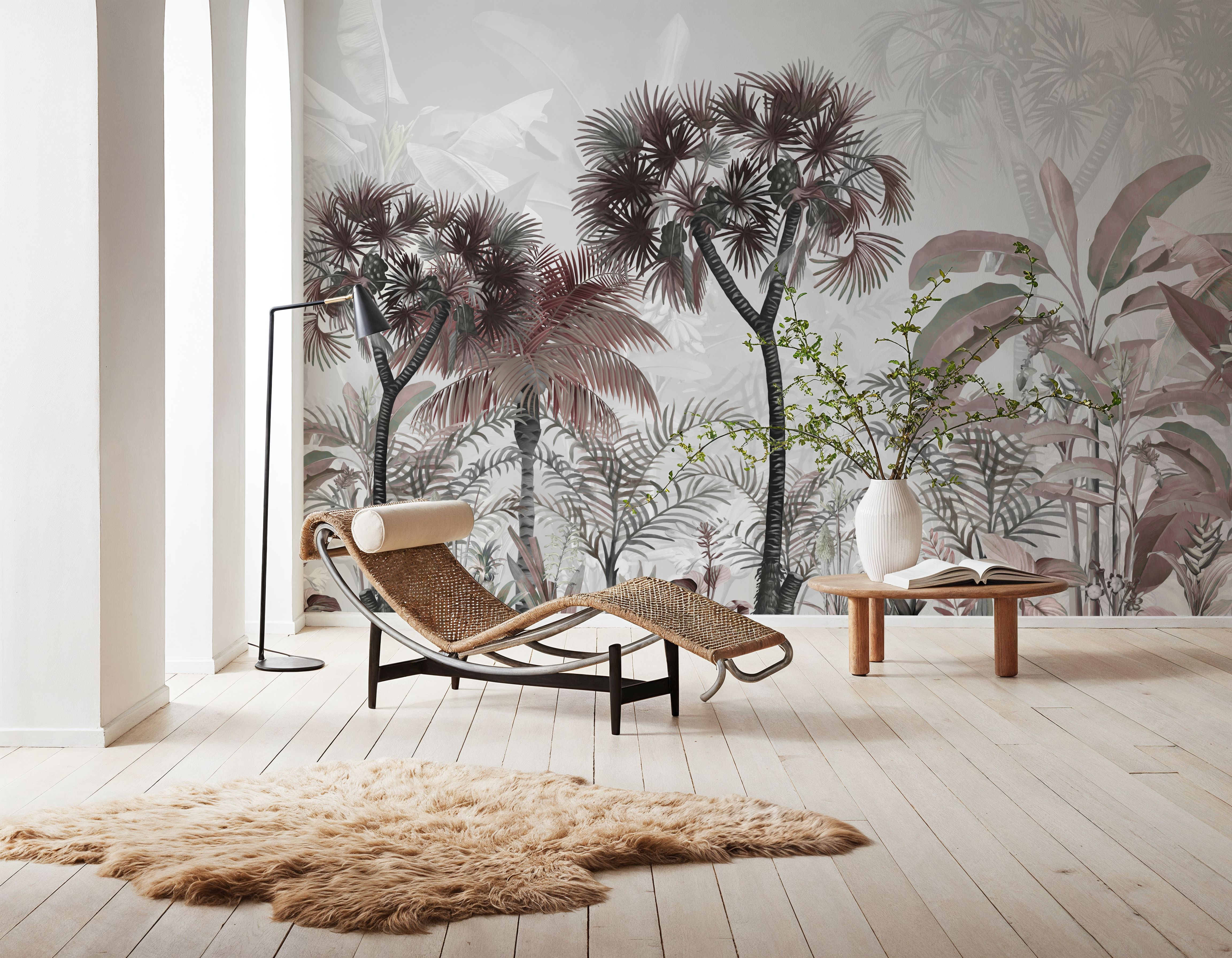 Tropical Forest Strolls Light Blue