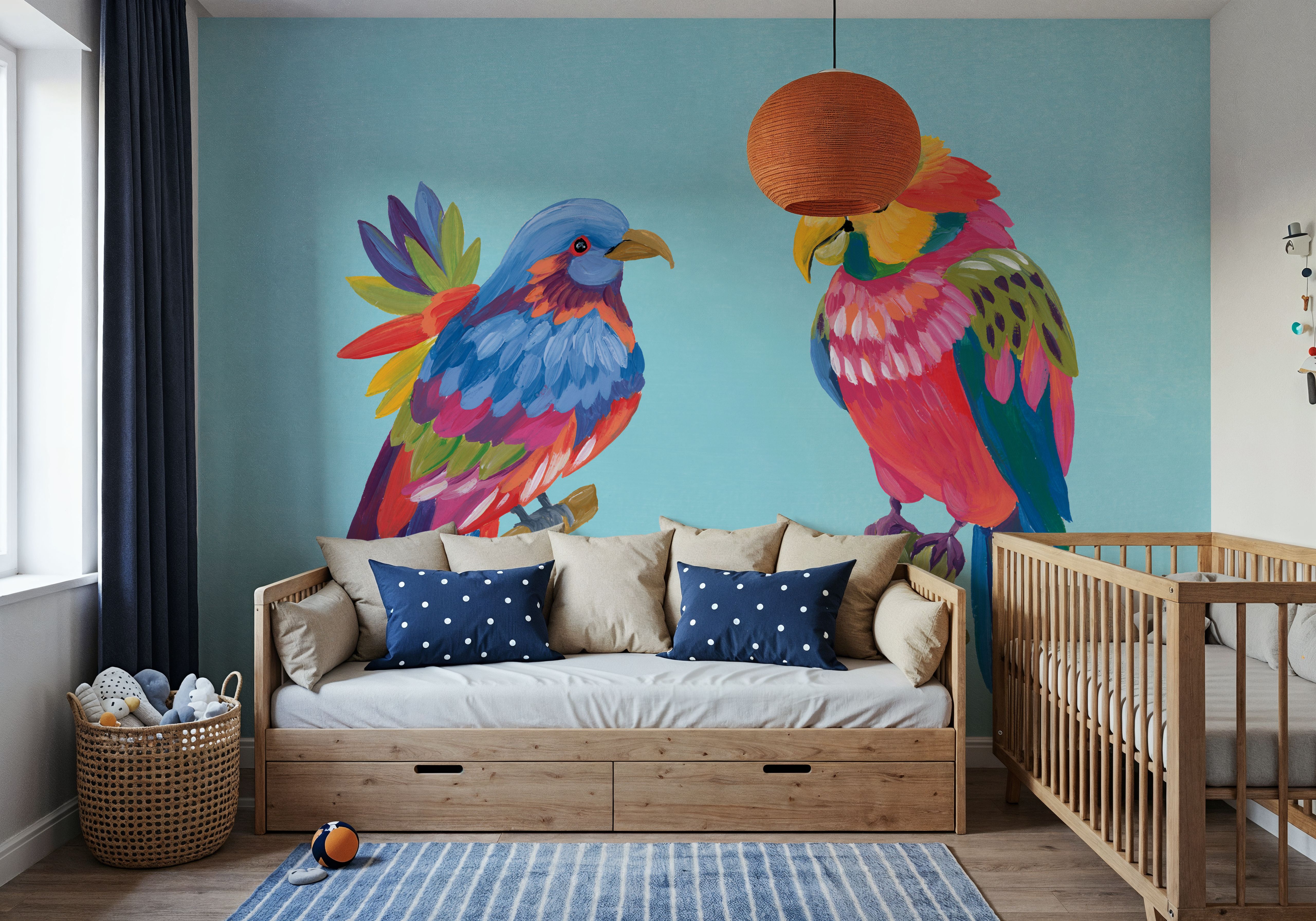 Birds of Paradise V, Papier peint