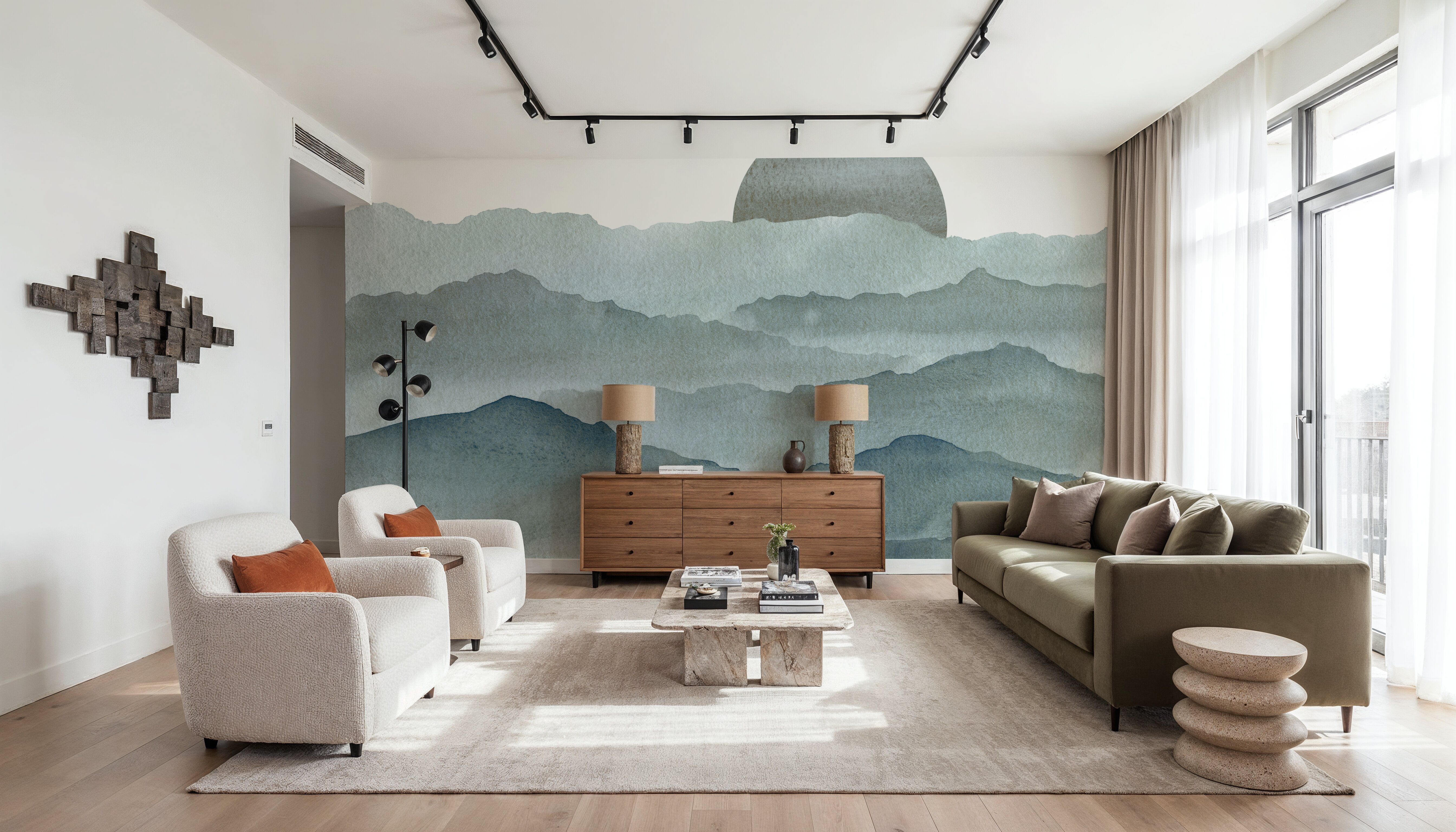 Sunrise Mountain View, Teal