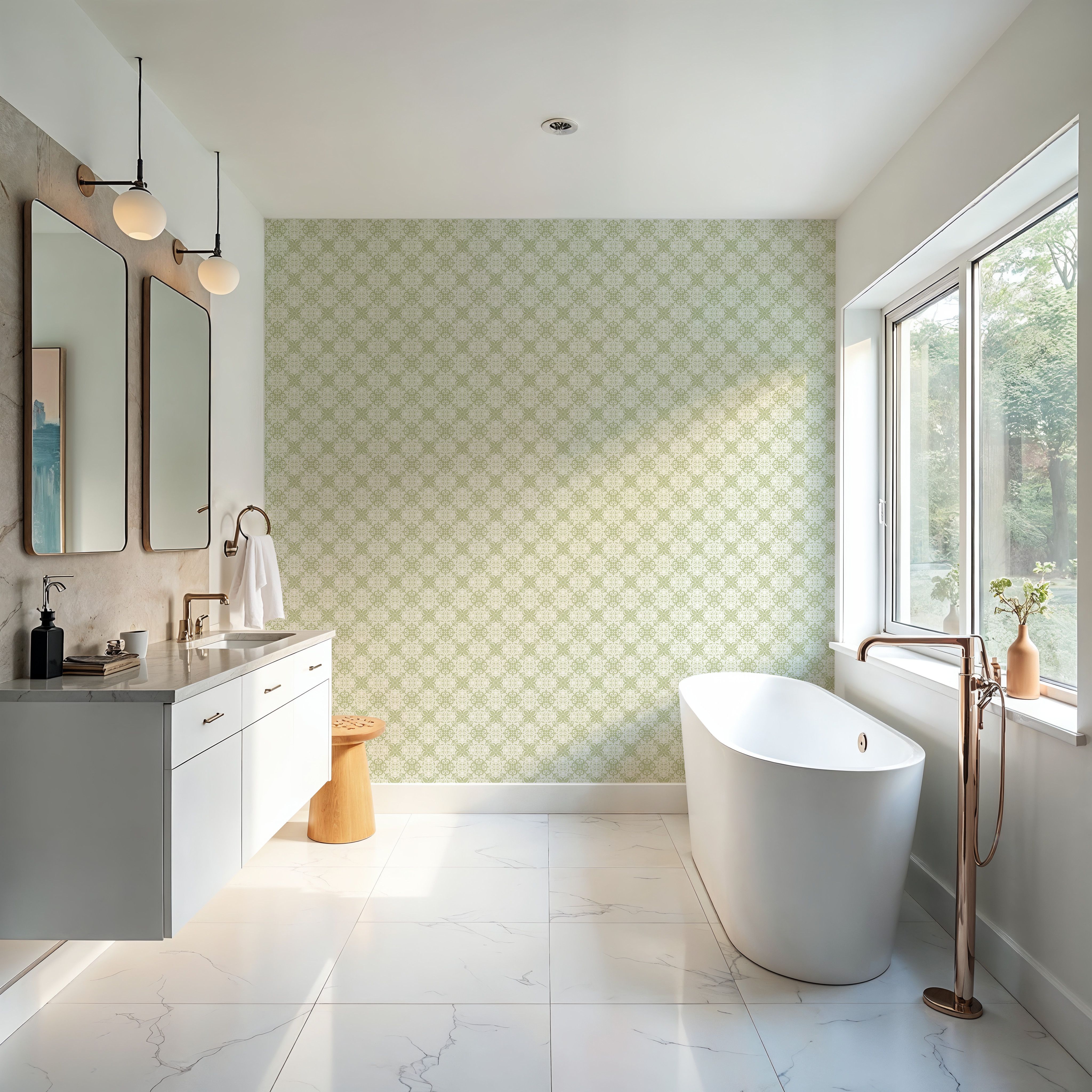 Italian Tiles, Pistachio