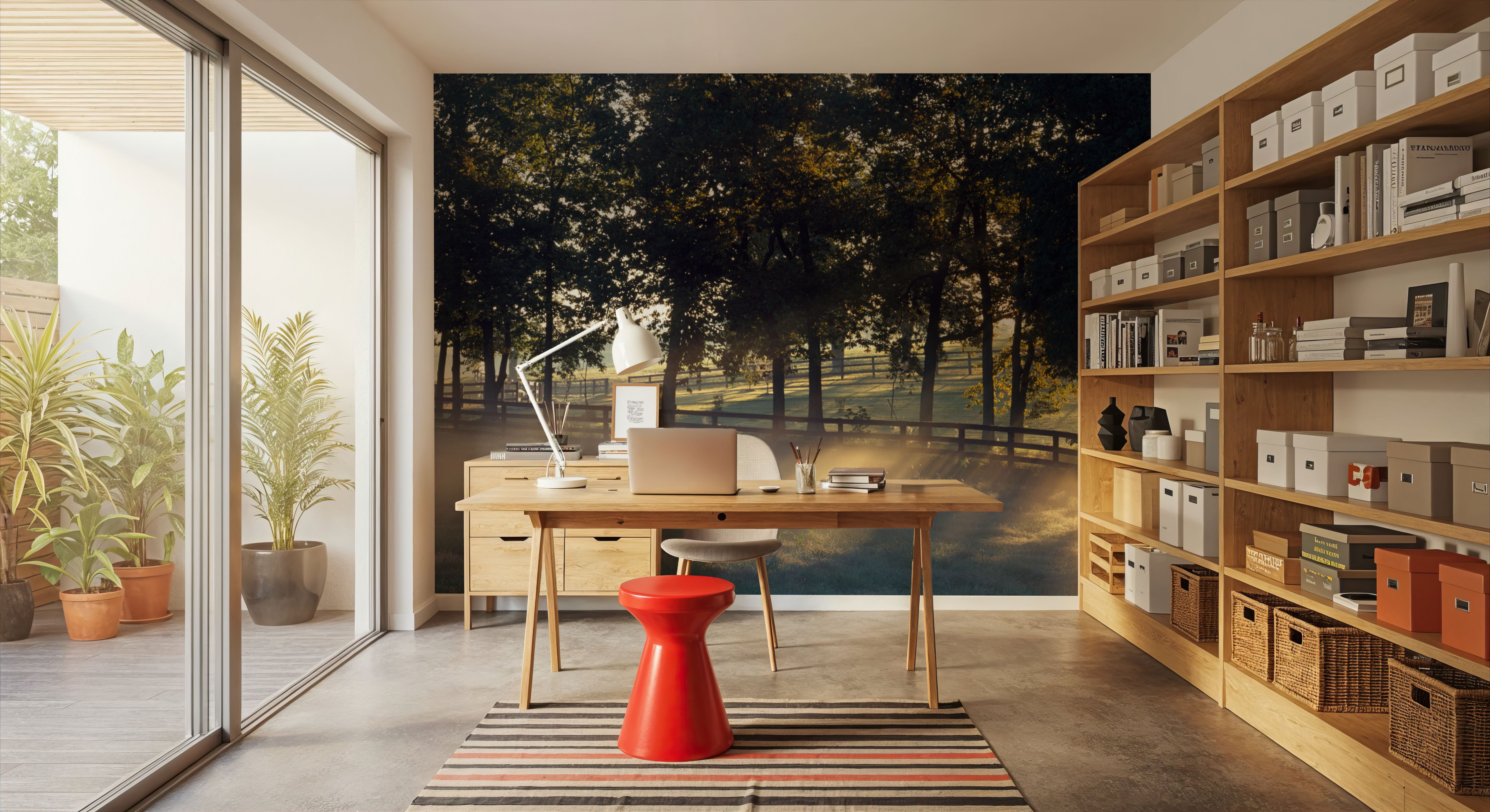 Horse Farm Heaven, Papier peint