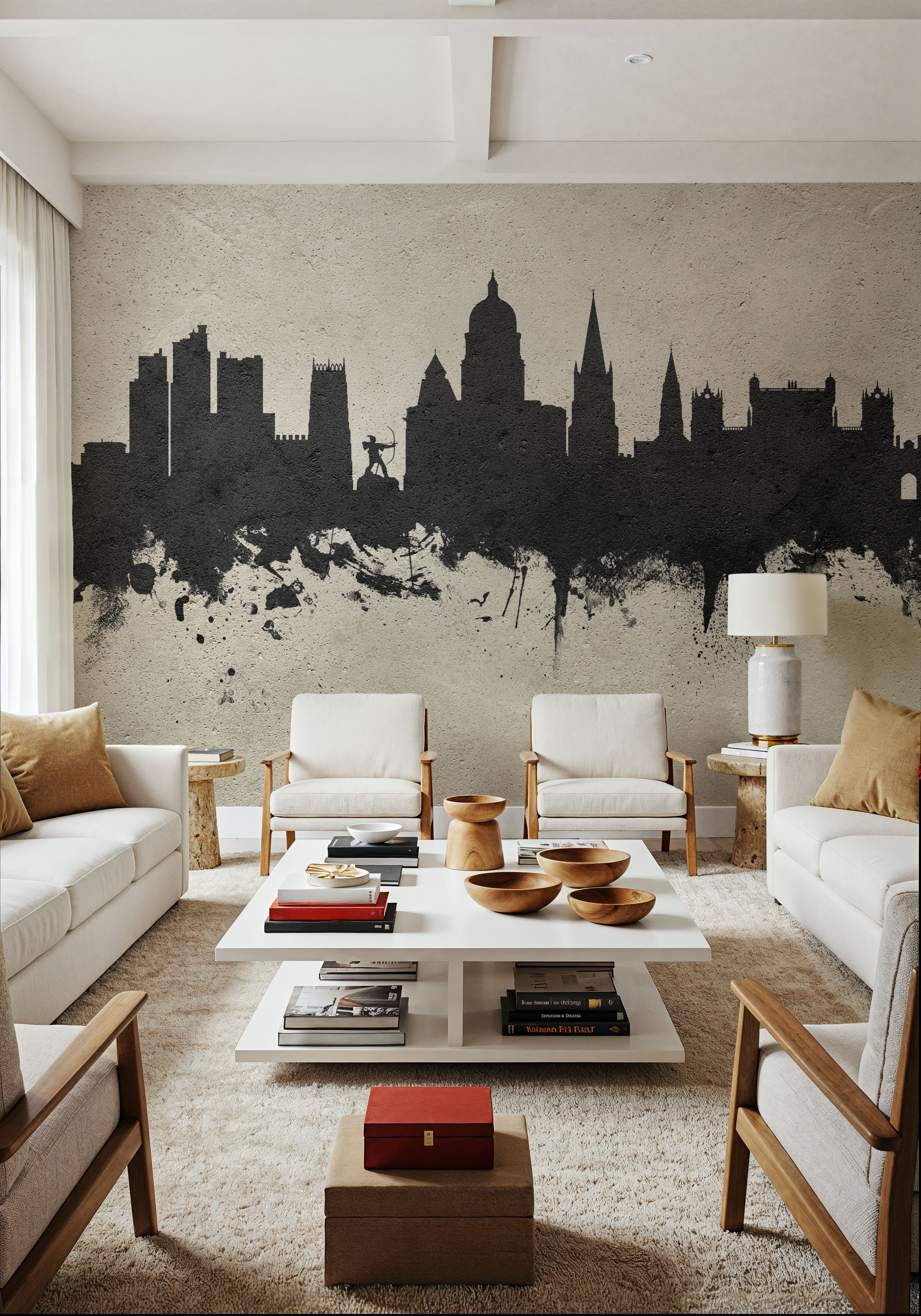Nottingham England Skyline Concrete