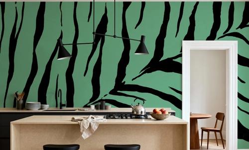 Animal Print III Green