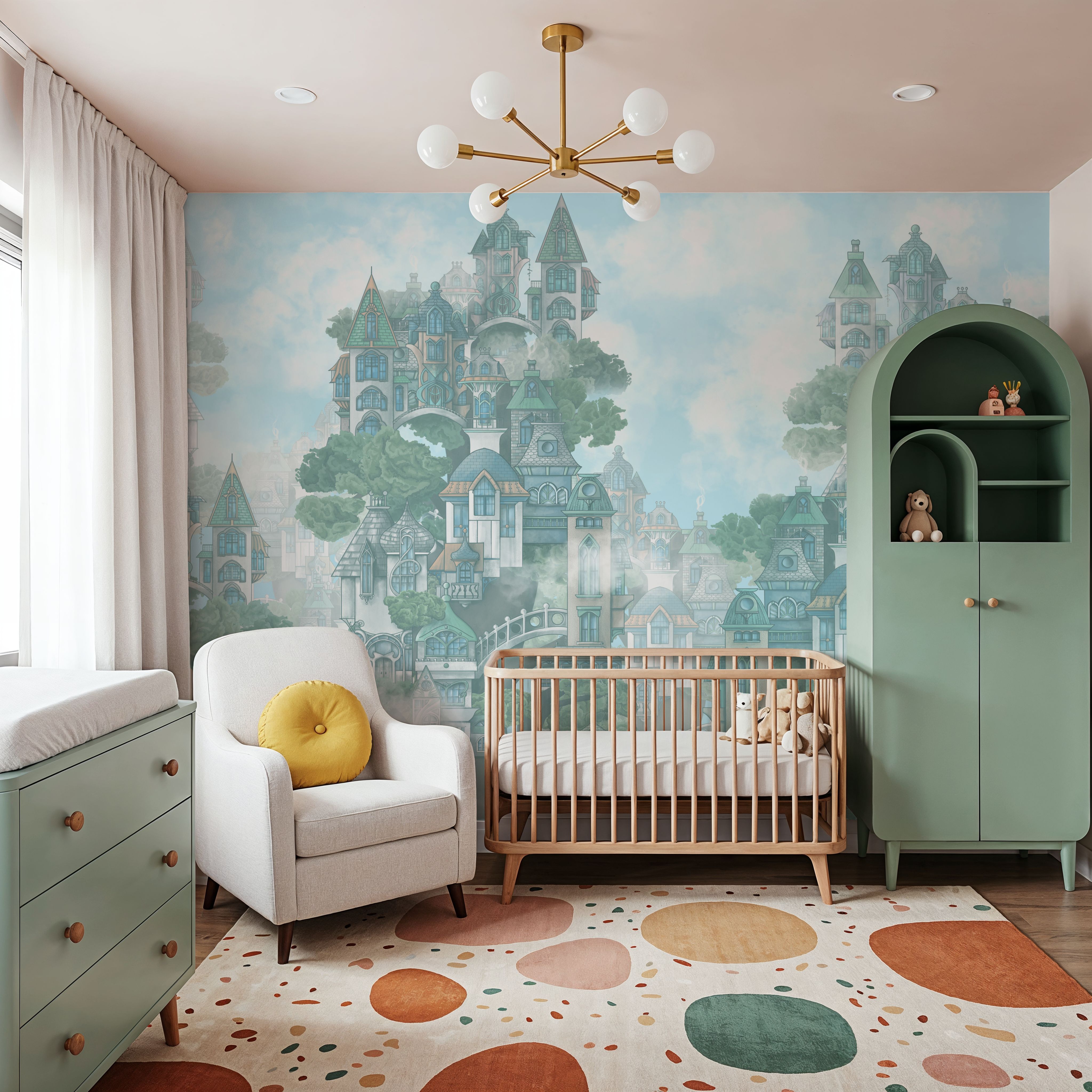 Treehouse Neighborhood Cool Pastel